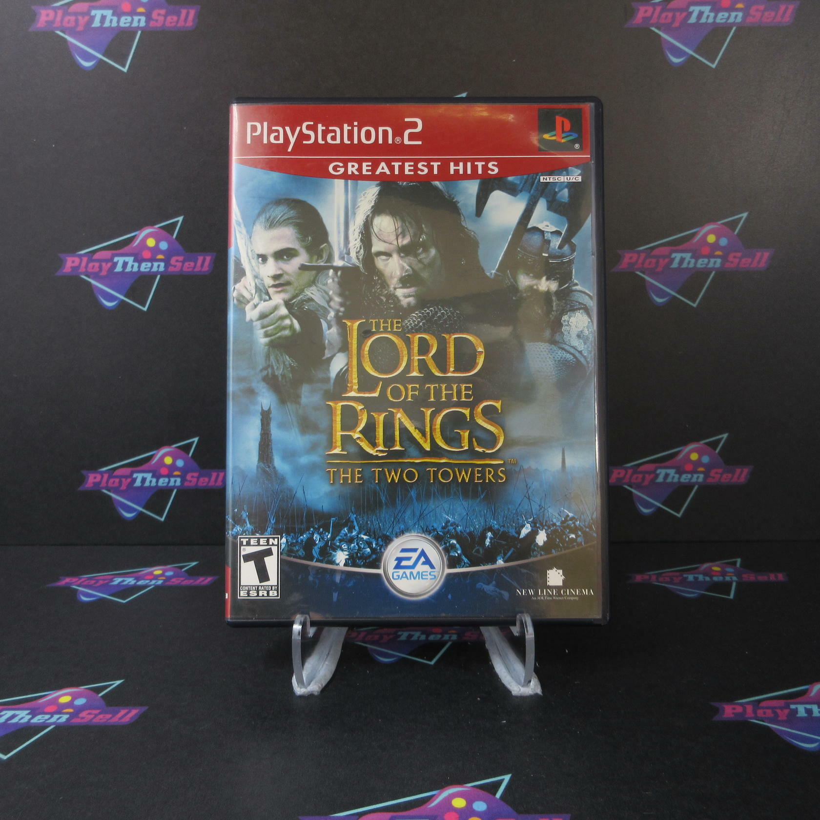 Lord of the Rings The Two Towers GH PS2 PlayStation 2 AD Complete CIB - Very Good