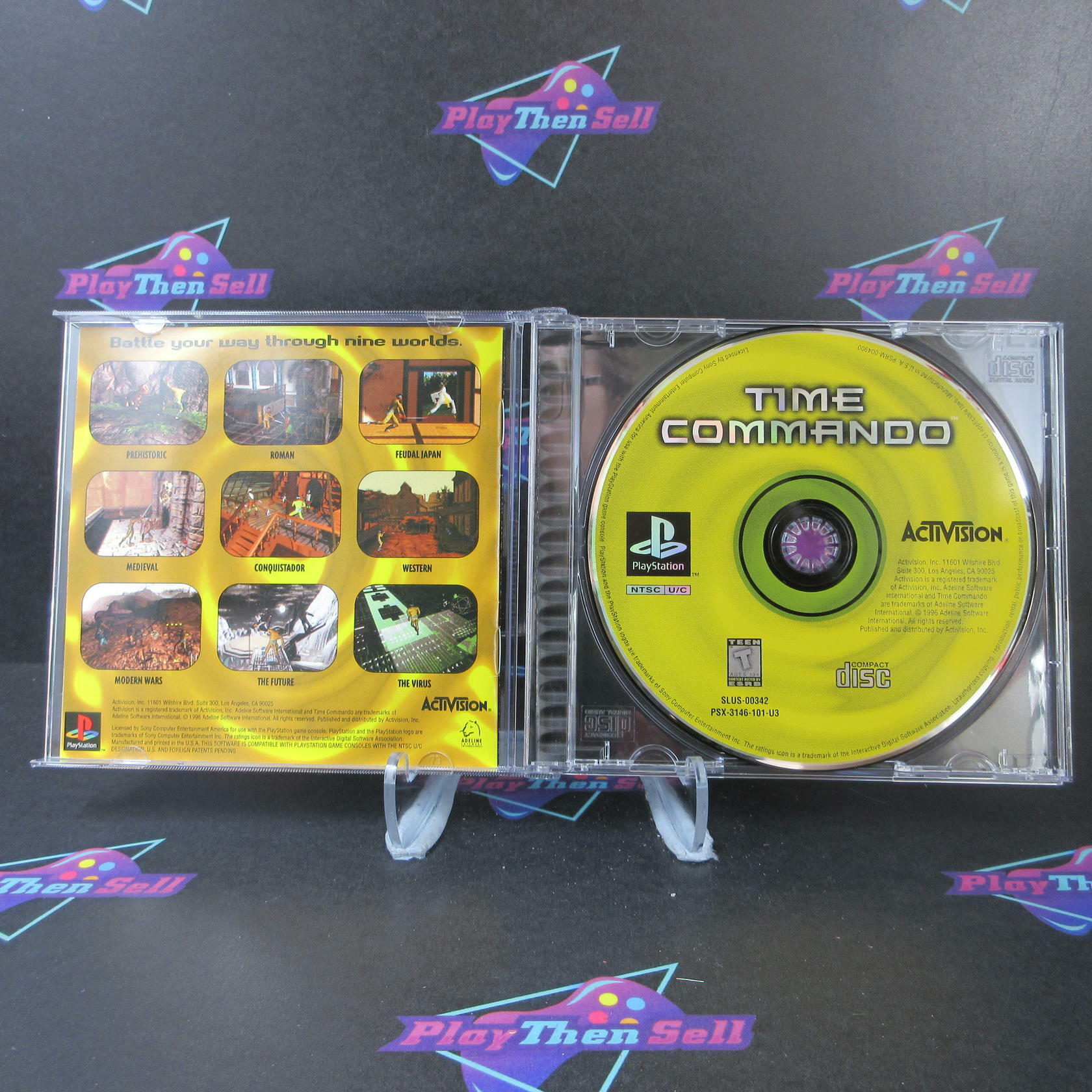Time Commando PS1 PlayStation 1 - Like New