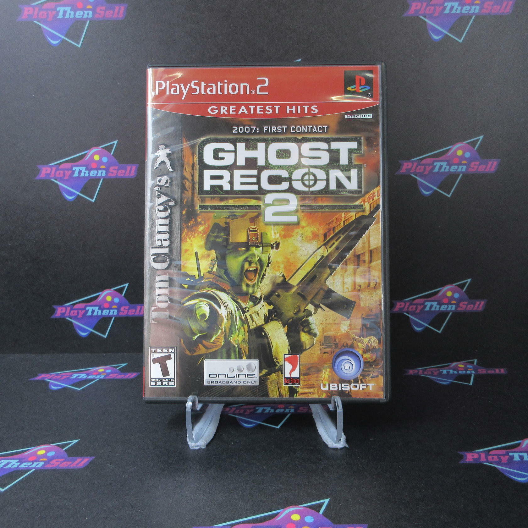 Tom Clancy's Ghost Recon 2 First Contact GH PS2 PlayStation 2 + Reg Card - Like New