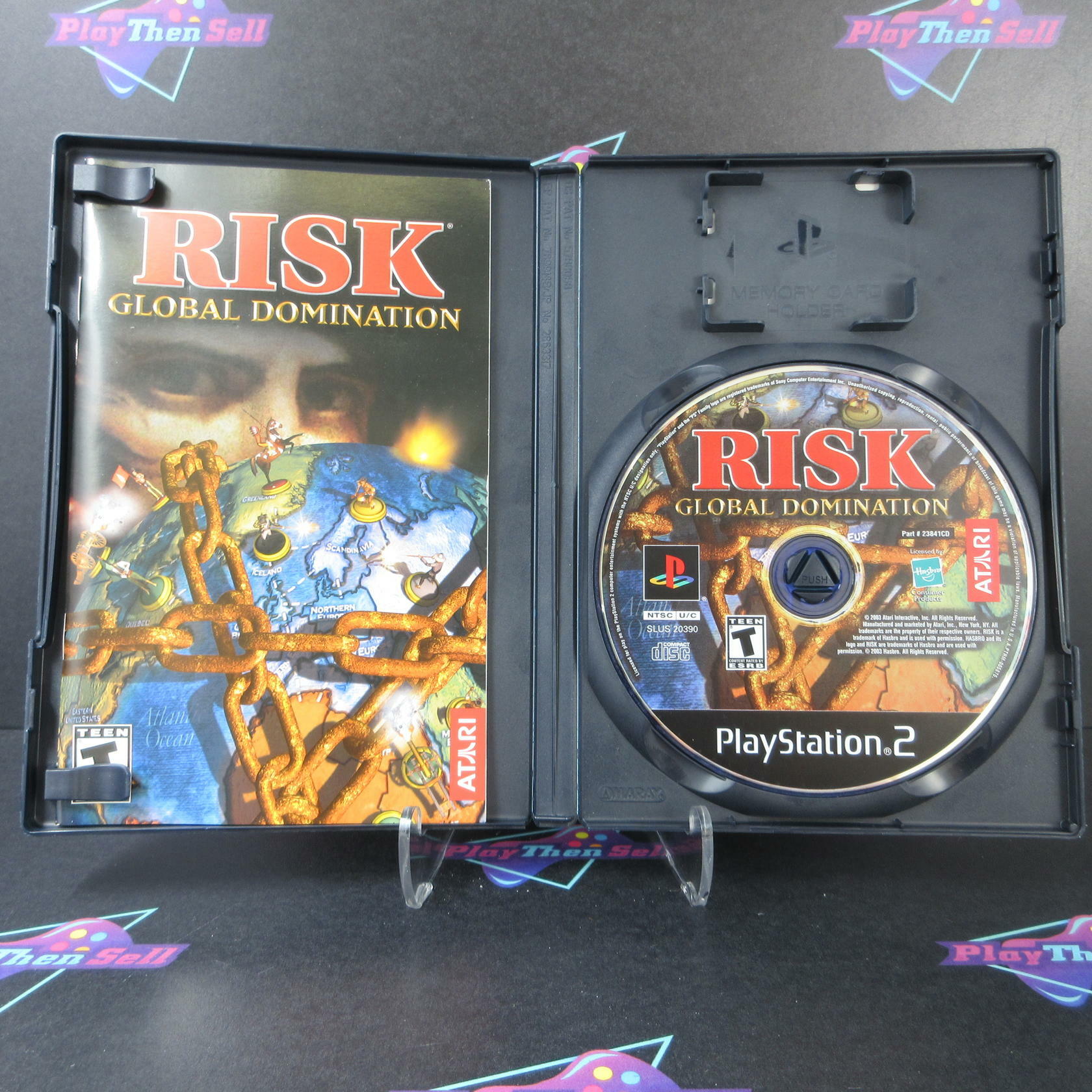 Risk Global Domination PS2 PlayStation 2 AD Complete CIB - Very Good