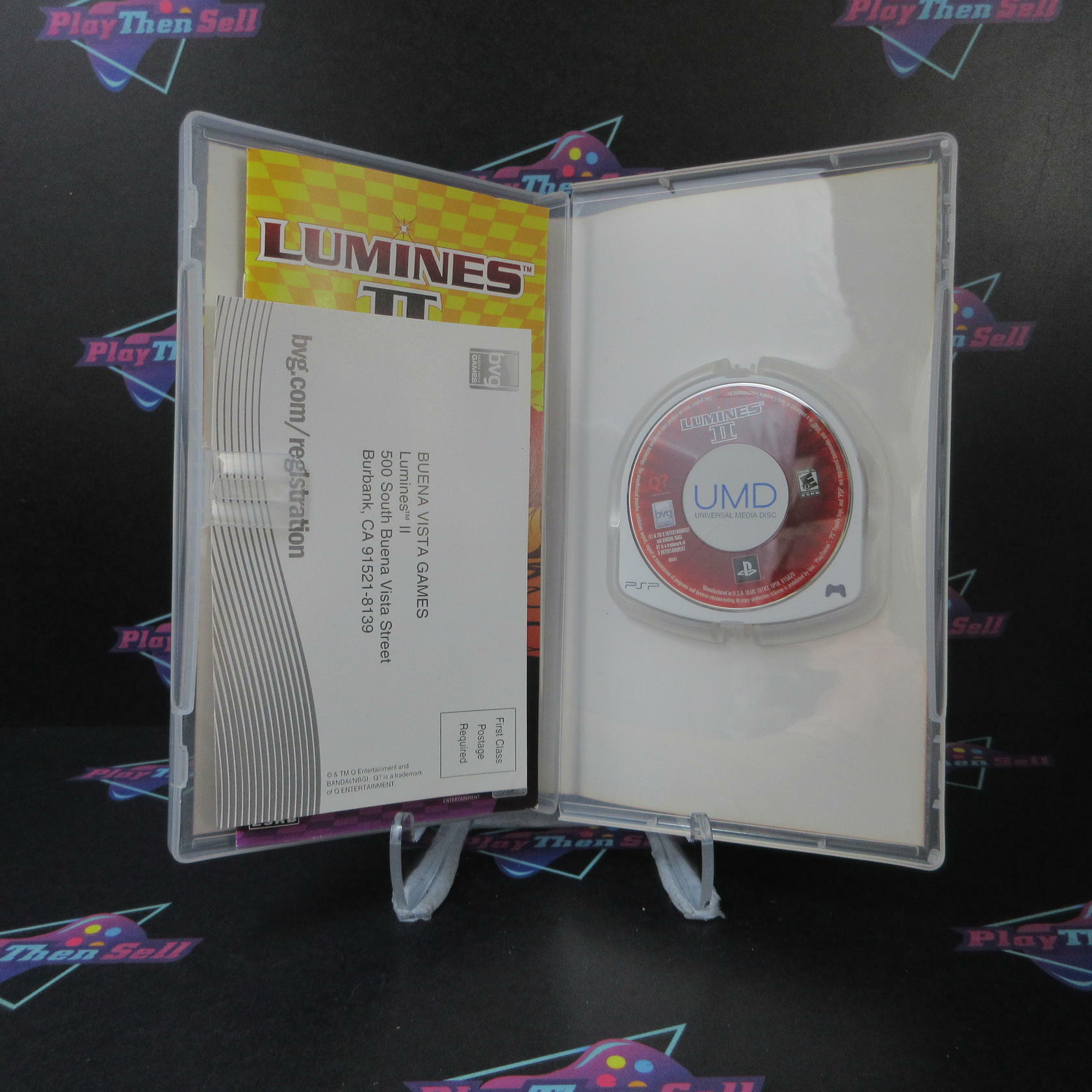 Lumines II Sony PSP + Reg Card - Like New