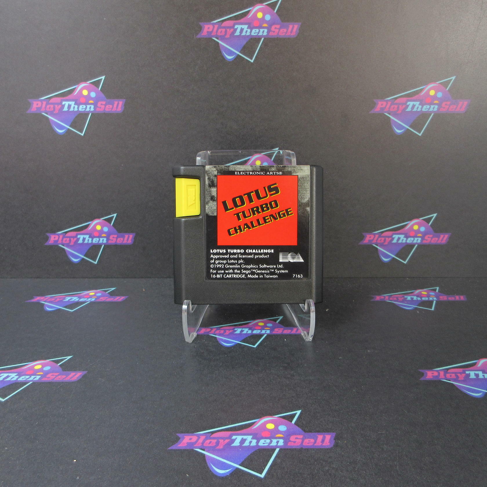 Lotus Turbo Challenge Sega Genesis Boxed Complete CIB - Very Good