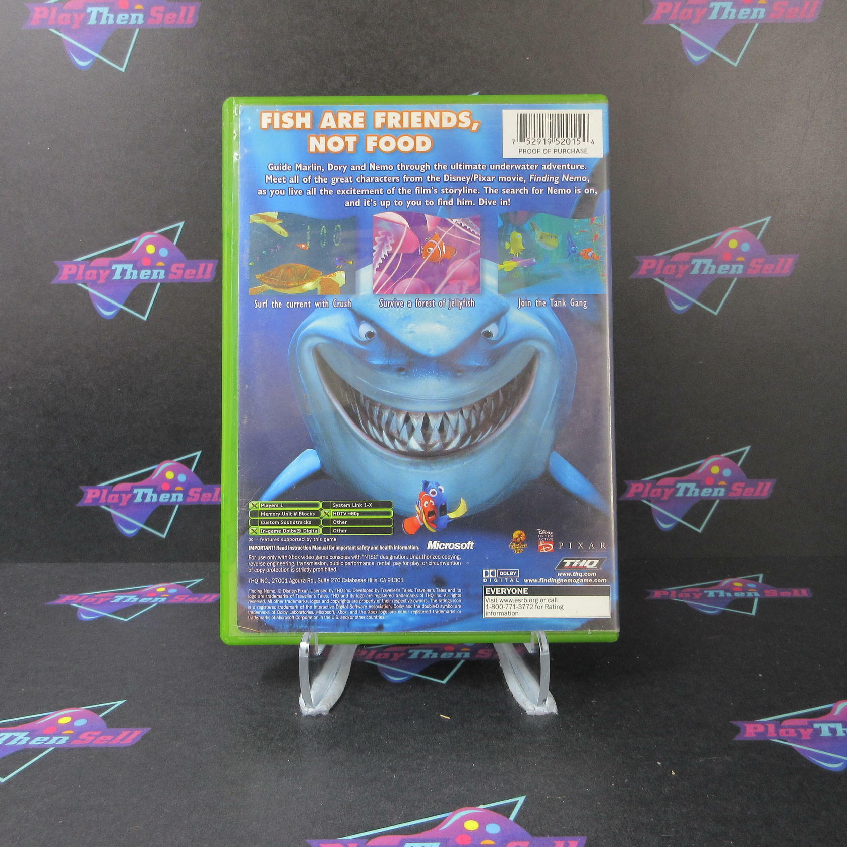 Finding Nemo - Xbox MD Complete CIB - Very Good