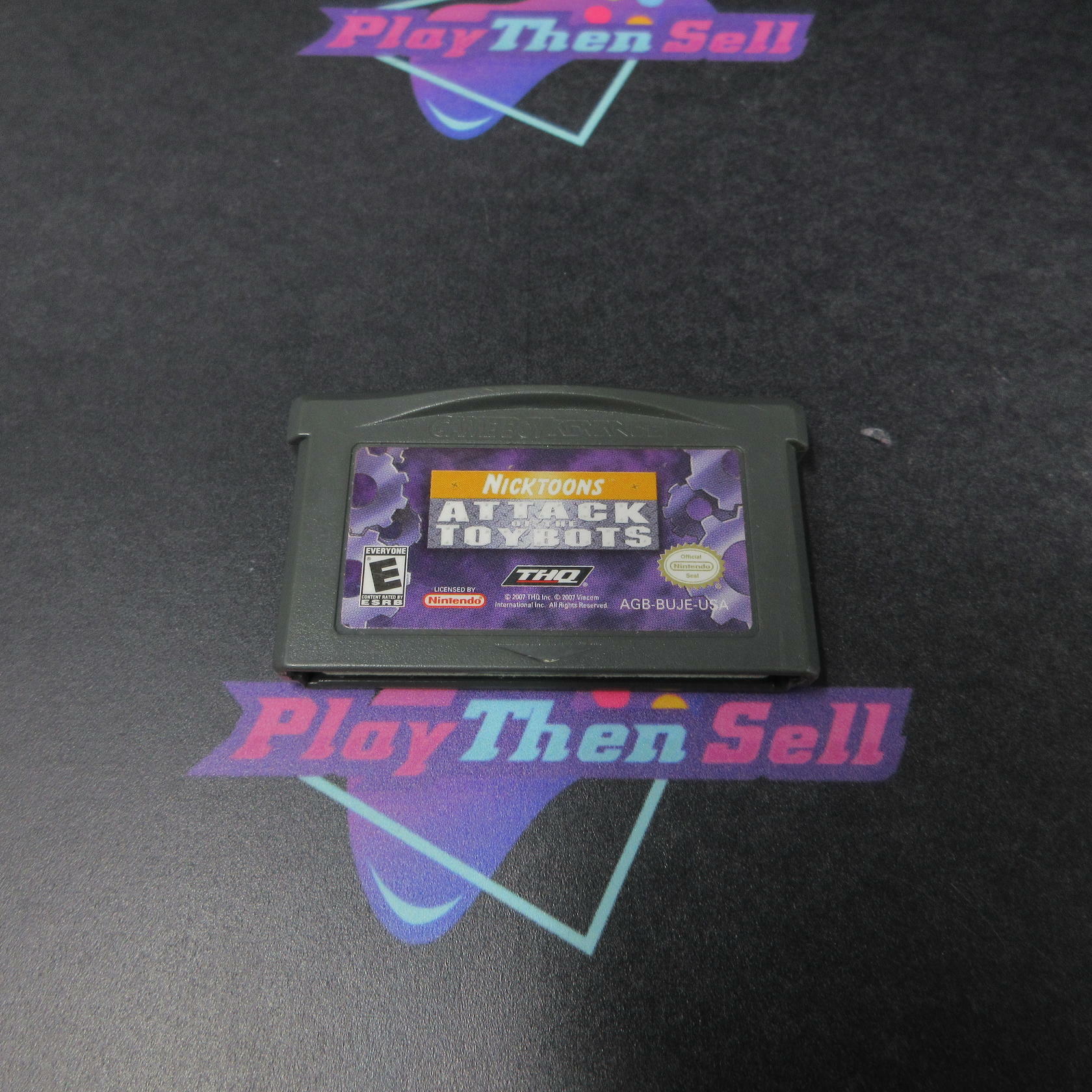 Nicktoons Attack of the Toybots GameBoy Advance Cart Only Authentic / Tested - Very Good