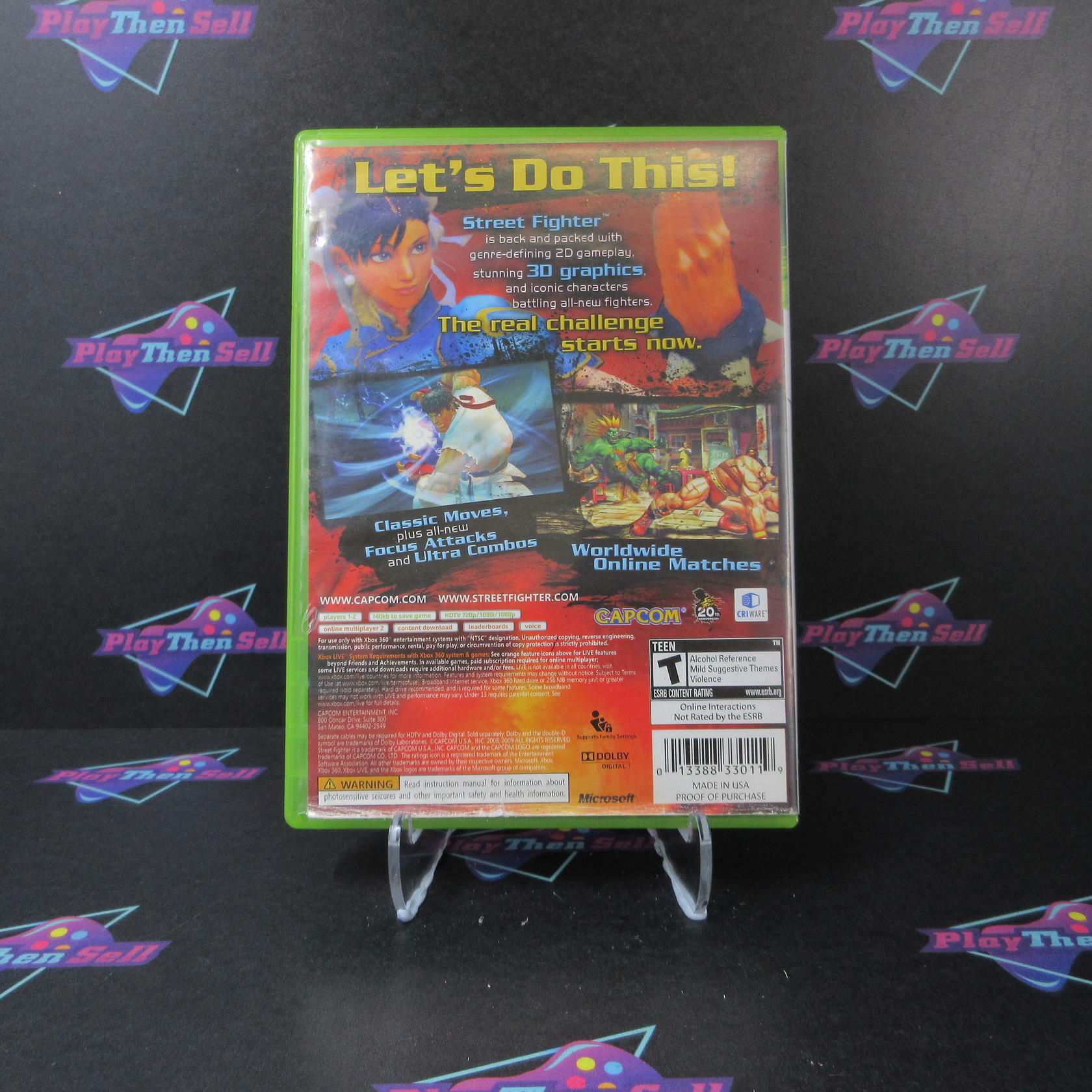 Street Fighter IV Xbox 360 AD/NM - Very Good