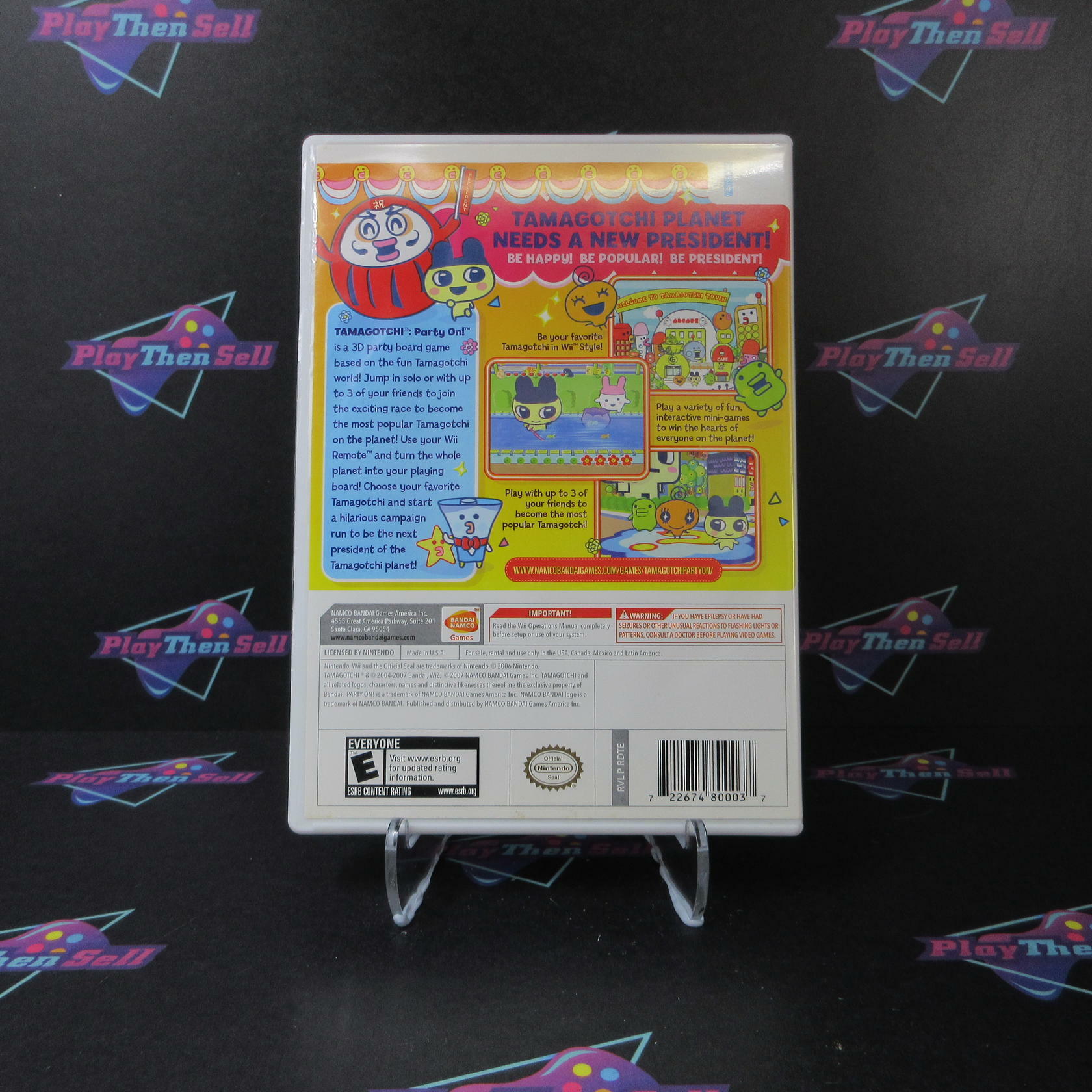 Tamagotchi Party On Nintendo Wii - Like New