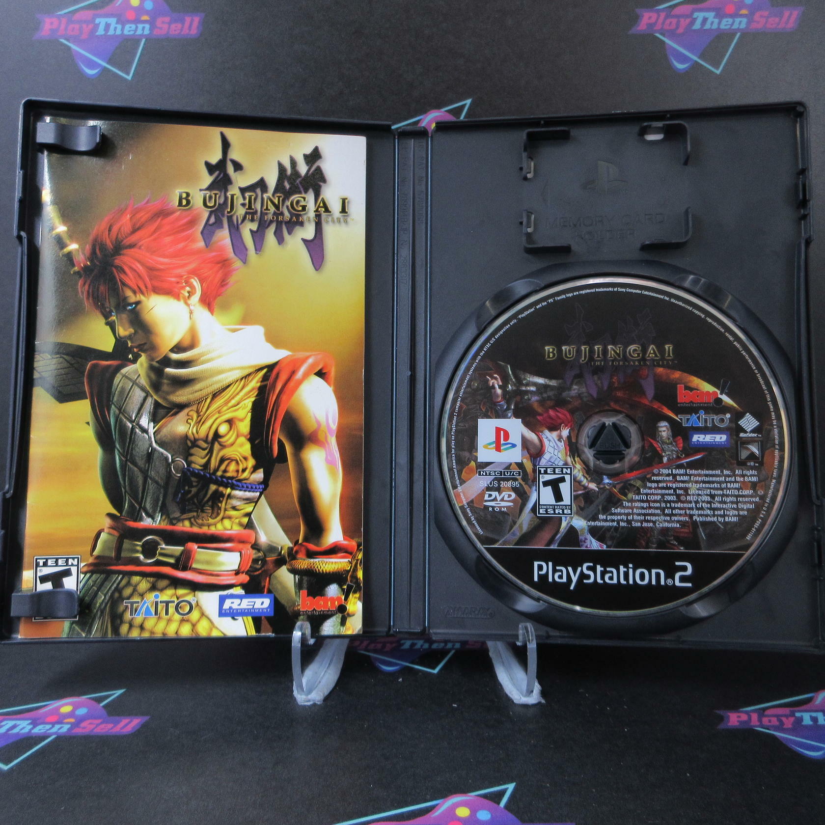 Bujingai The Forsaken City AD PS2 PlayStation 2 Complete CIB - Very Good