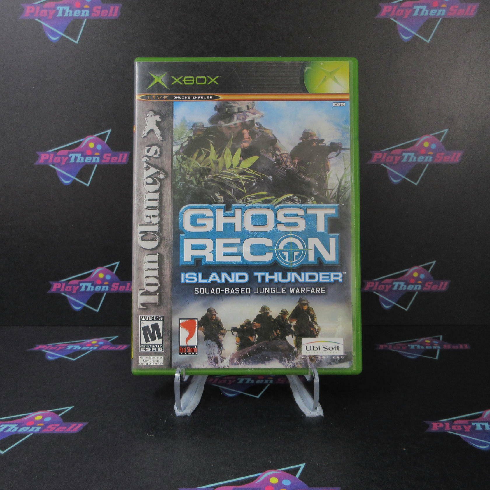 Tom Clancy's Ghost Recon Island Thunder + Reg Card Xbox AD Complete CIB - Very Good