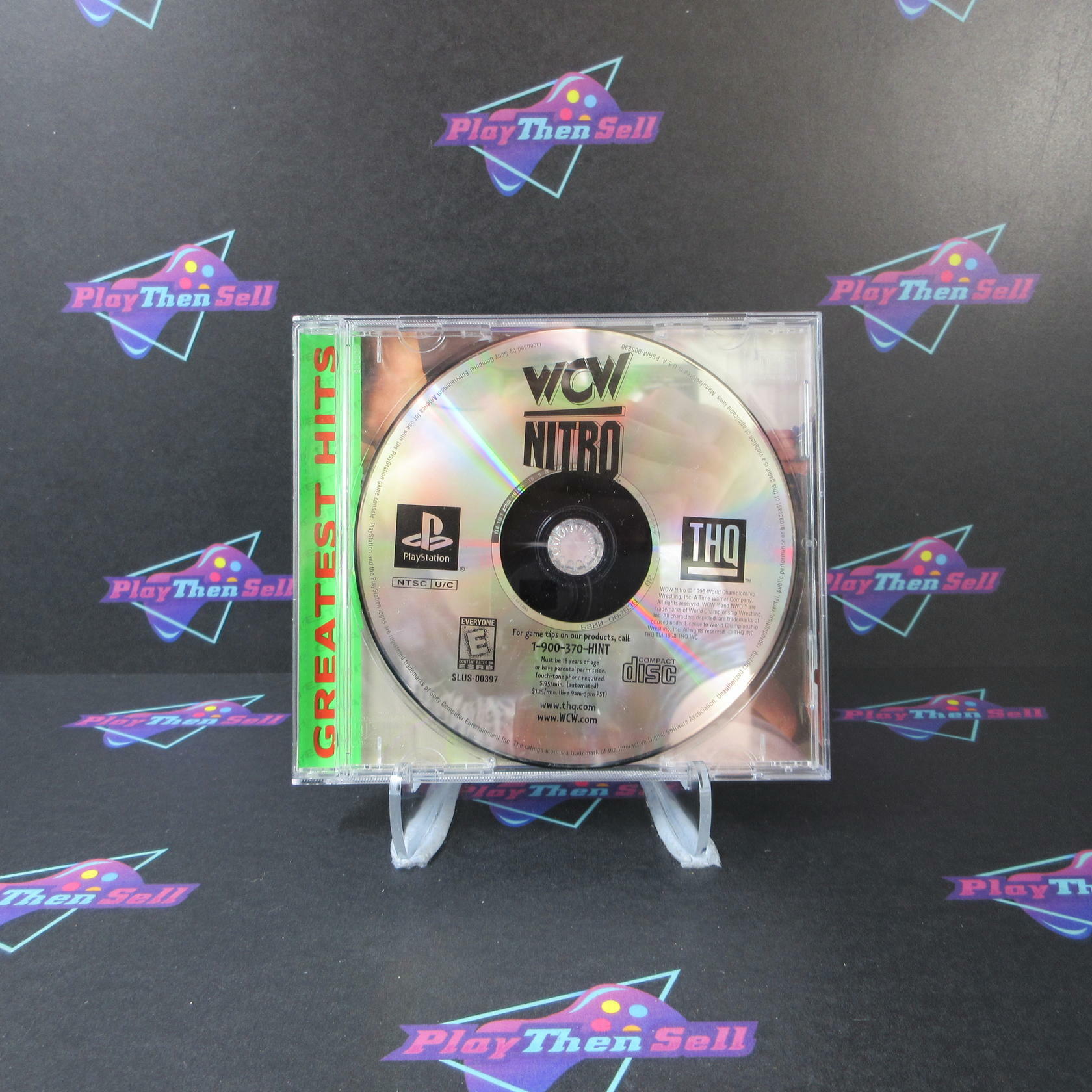 WCW Nitro Greatest Hits PS1 PlayStation 1 - Very Good