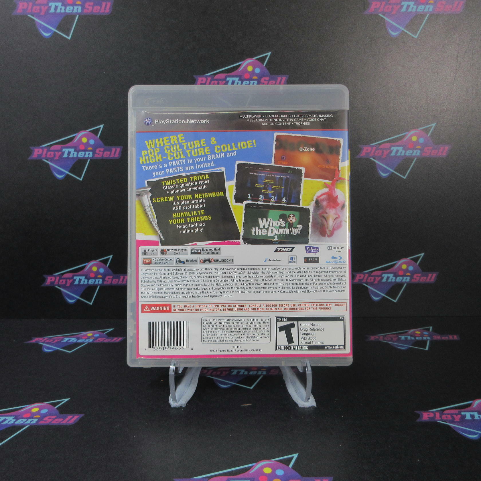 You Don't Know Jack PS3 PlayStation 3 AD Complete CIB - Very Good