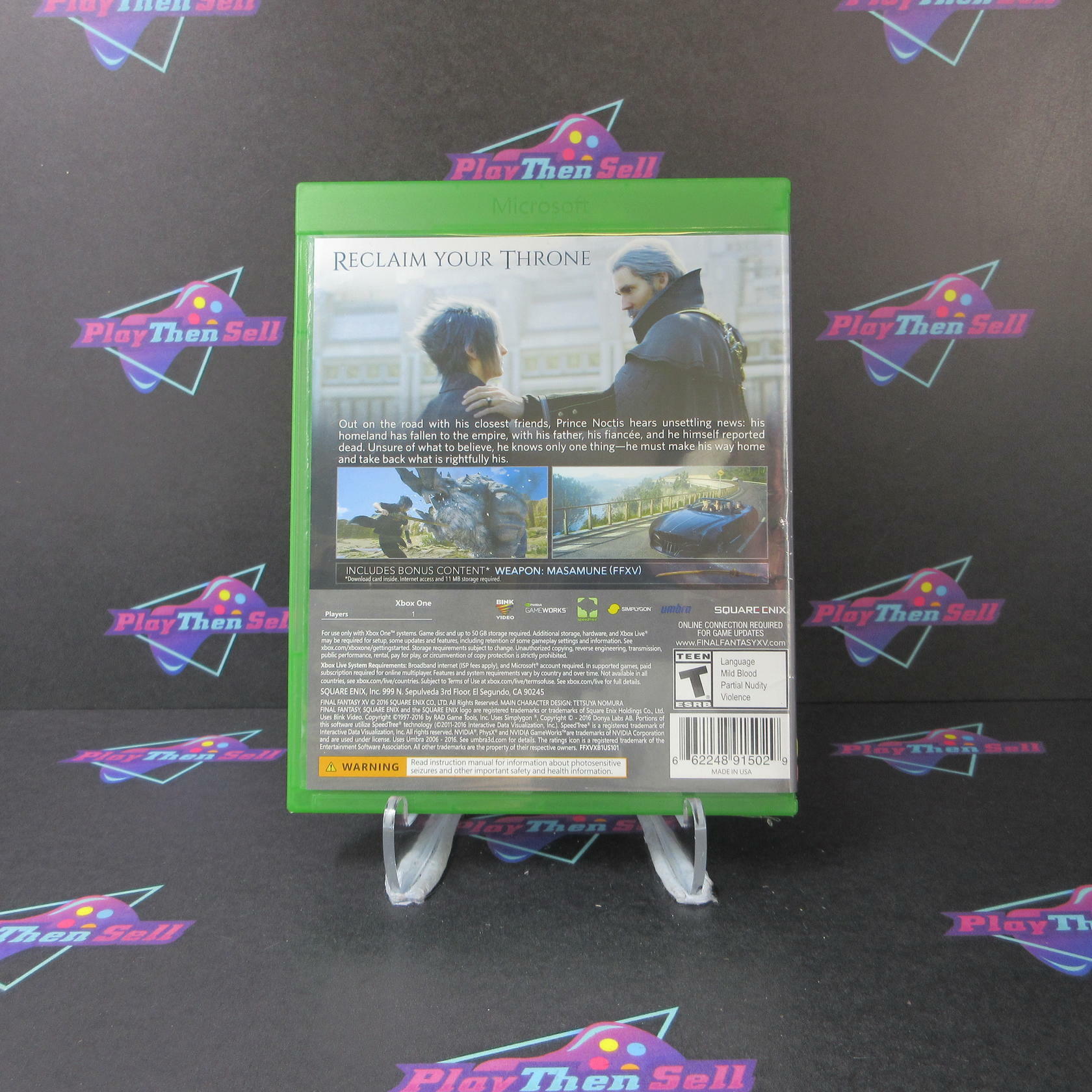 Final Fantasy XV Day One Edition Xbox One AD Complete CIB - Very Good