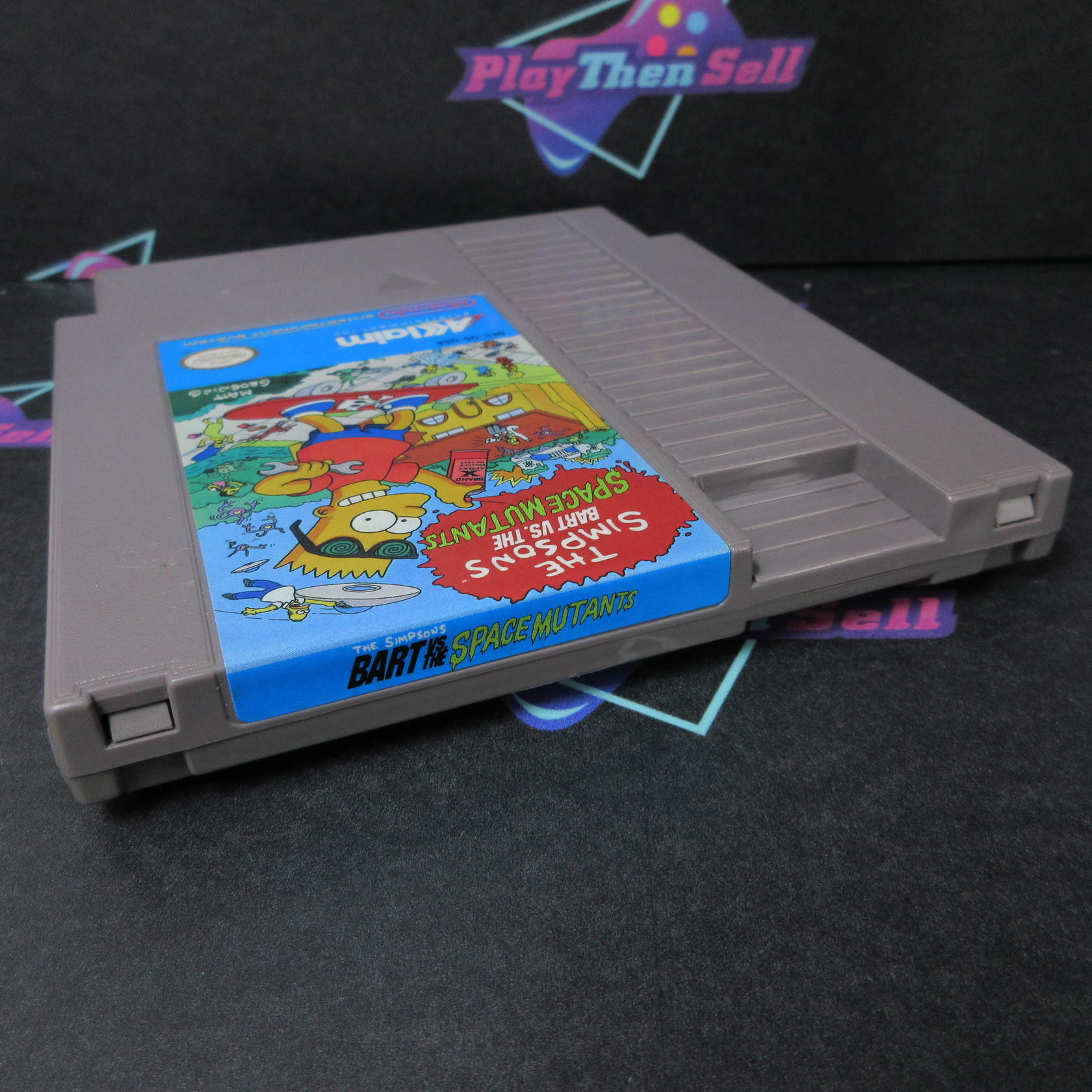 The Simpsons Bart vs. the Space Mutants NES Cartridge Only Authentic / Tested - Very Good