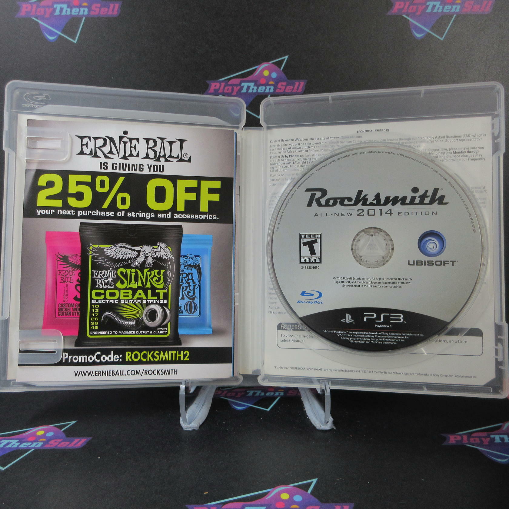 Rocksmith 2014 Edition PS3 PlayStation 3 AD Complete CIB - Very Good