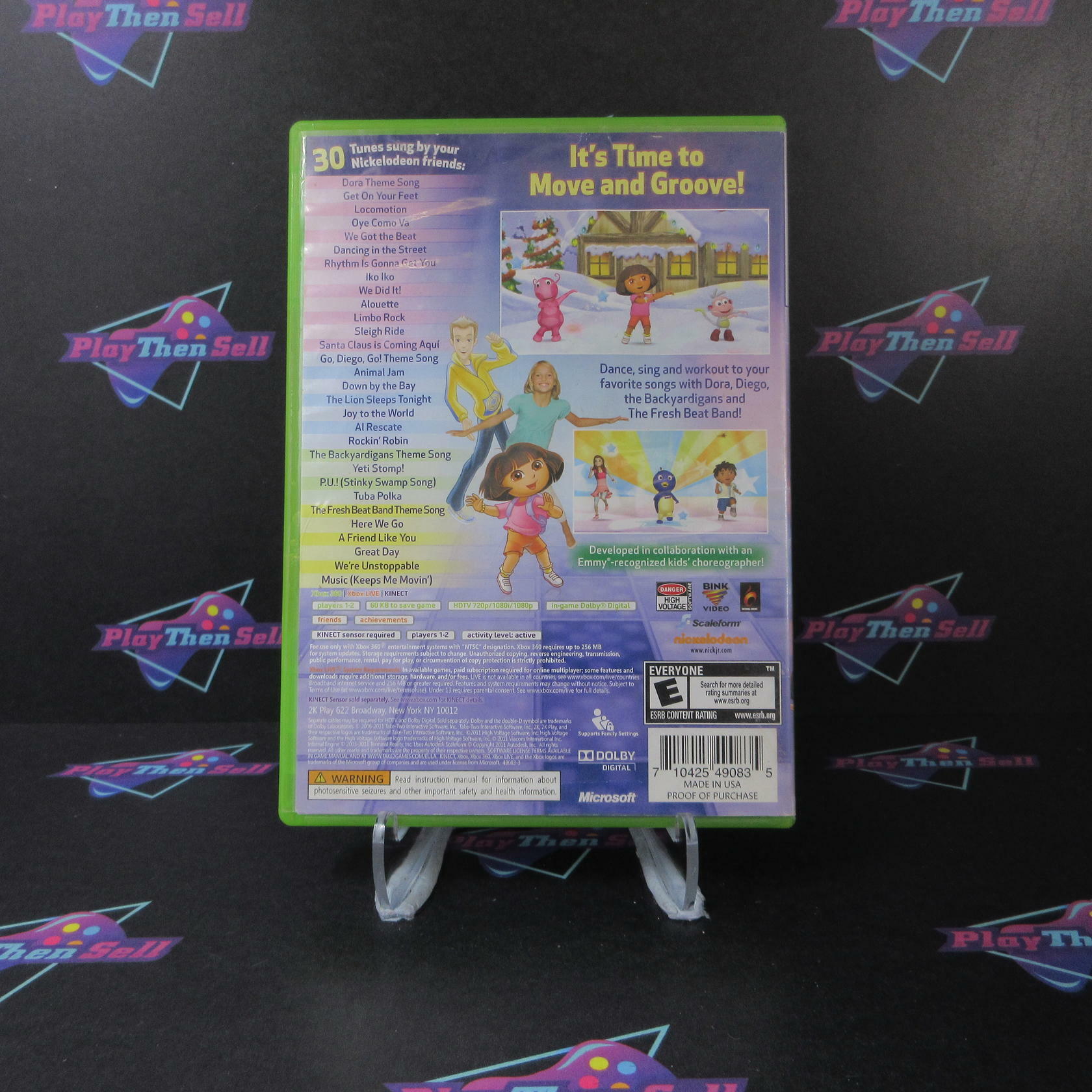 Nickelodeon Dance Xbox 360 AD/NM - Very Good