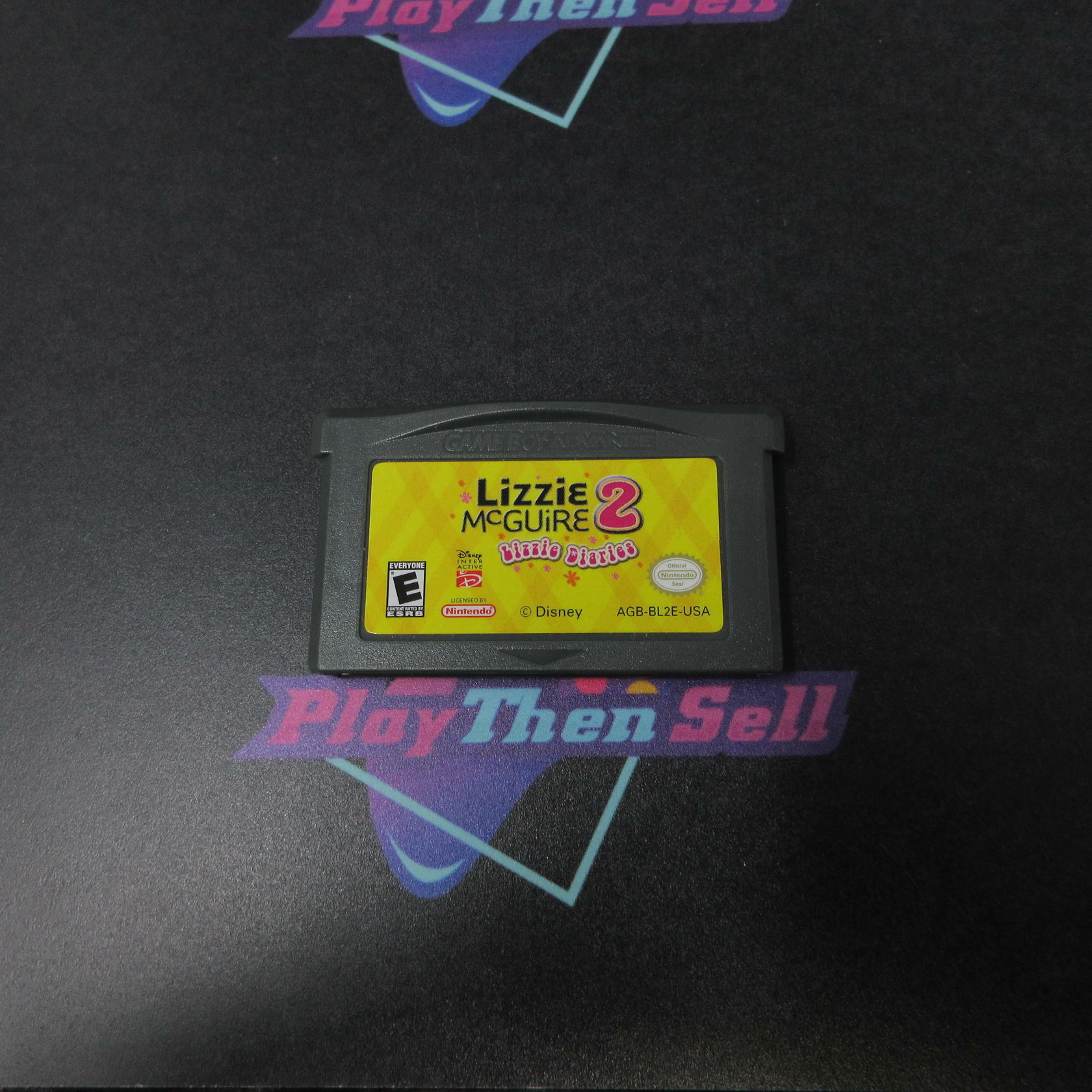 Lizzie McGuire 2 Lizzie Diaries Gameboy Advance Cart Only / Tested - Very Good