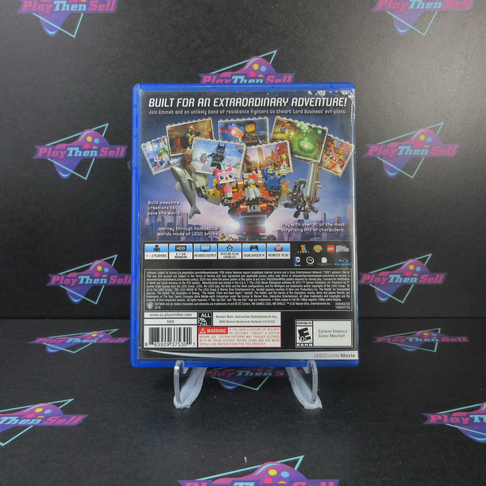 The LEGO Movie Videogame PlayStation 4 AD Complete CIB - Very Good