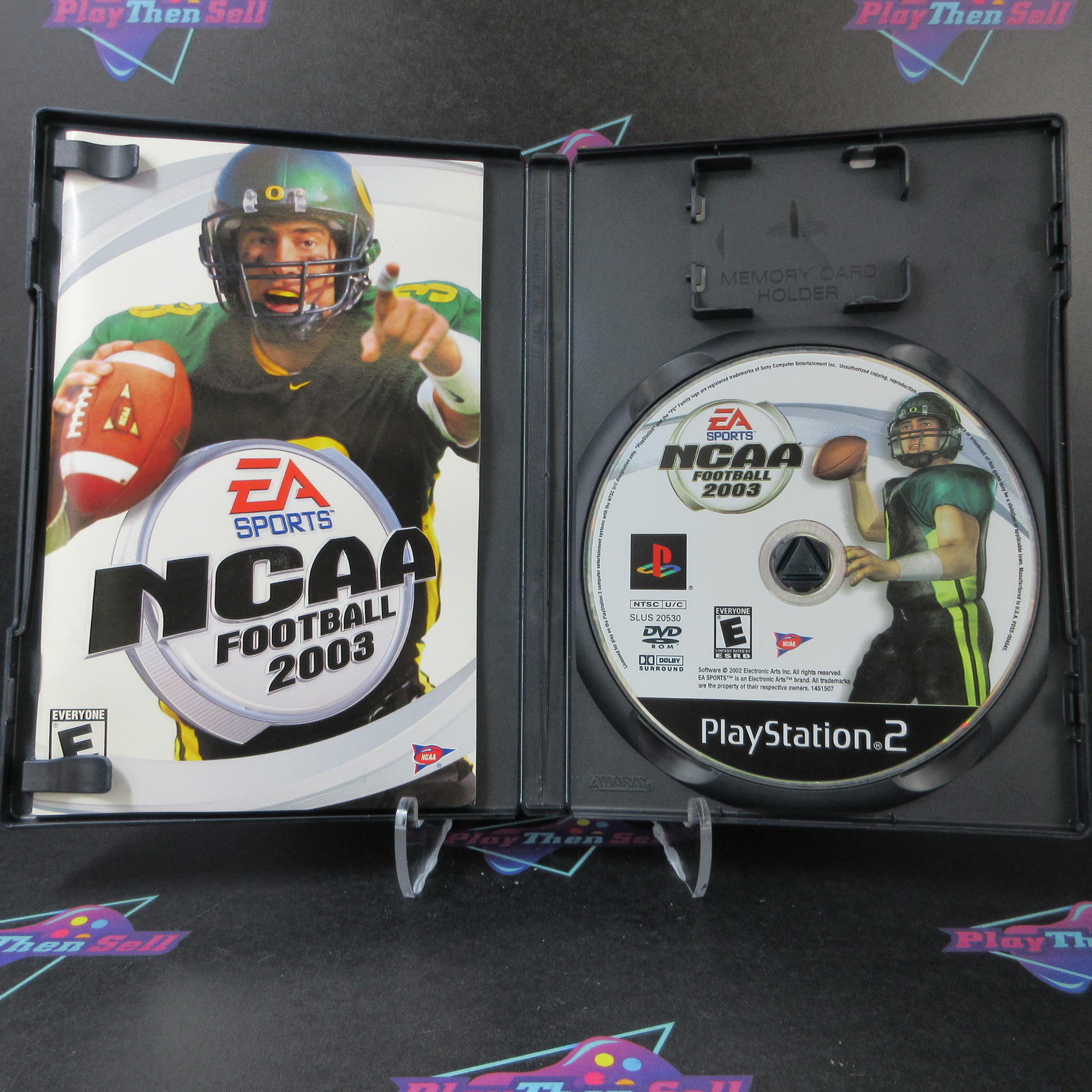 NCAA Football 2003 + Reg Card PS2 PlayStation 2 AD/DD Complete CIB - Very Good