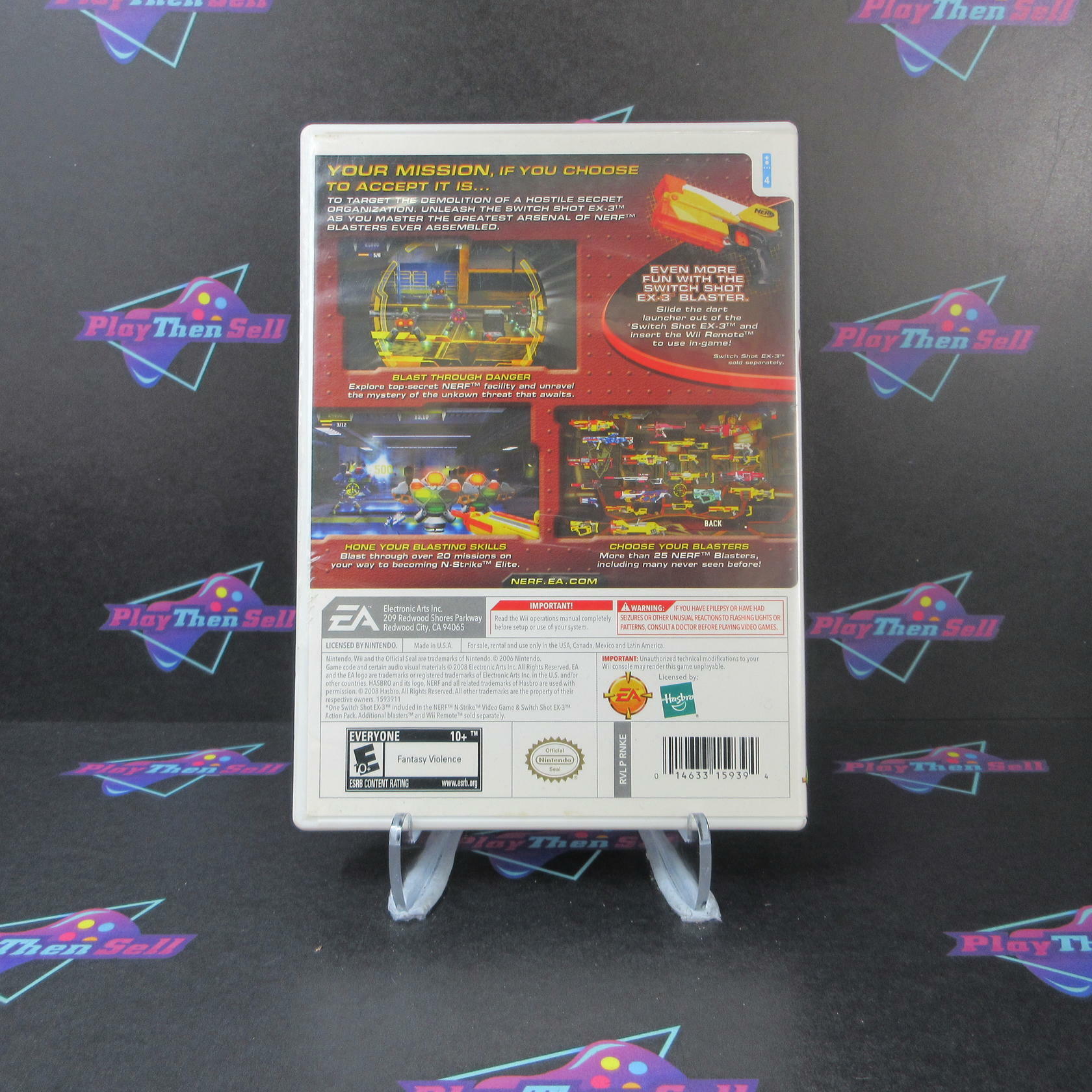 Nerf N Strike Nintendo Wii - Very Good