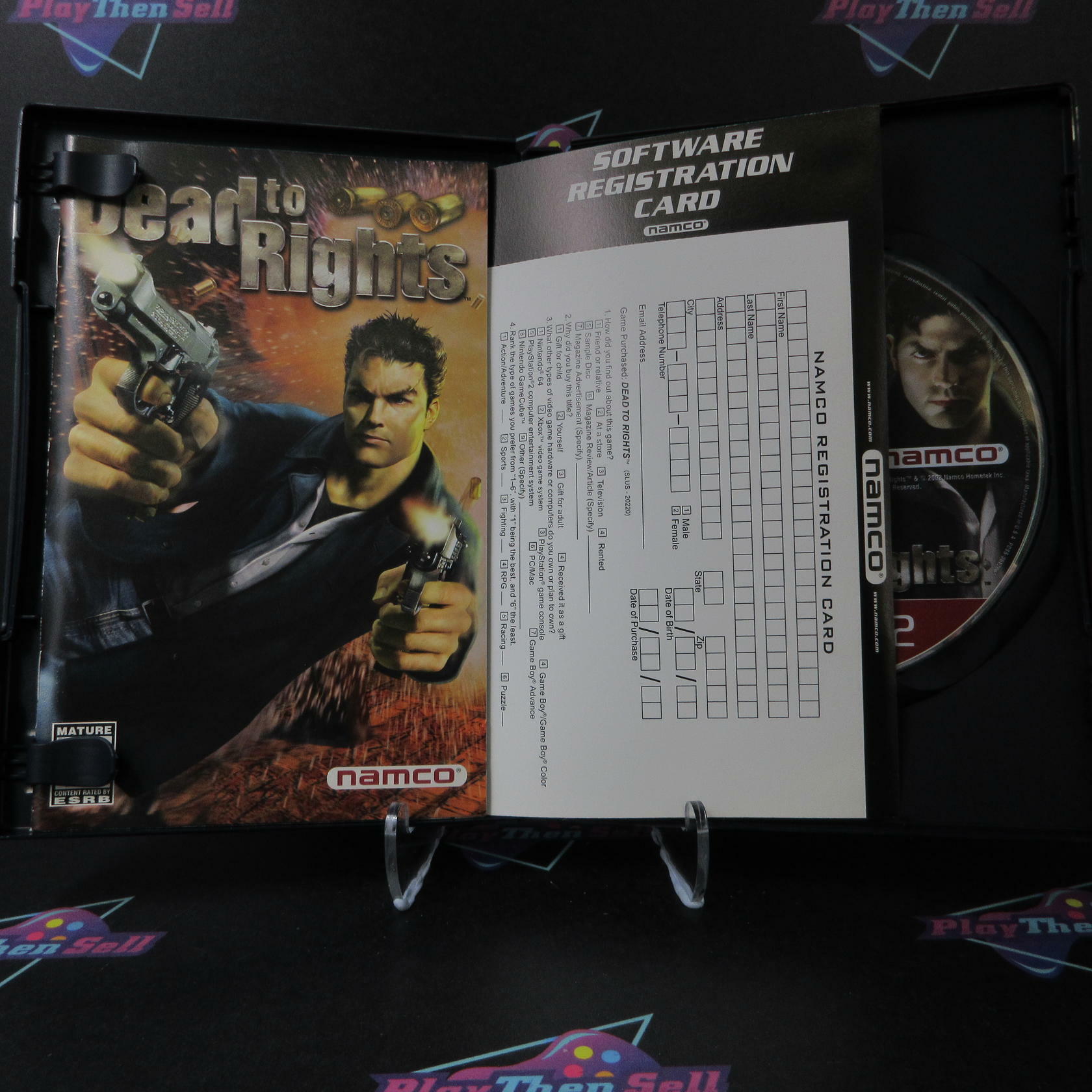 Dead to Rights PS2 PlayStation 2 GH + Reg Card - Like New