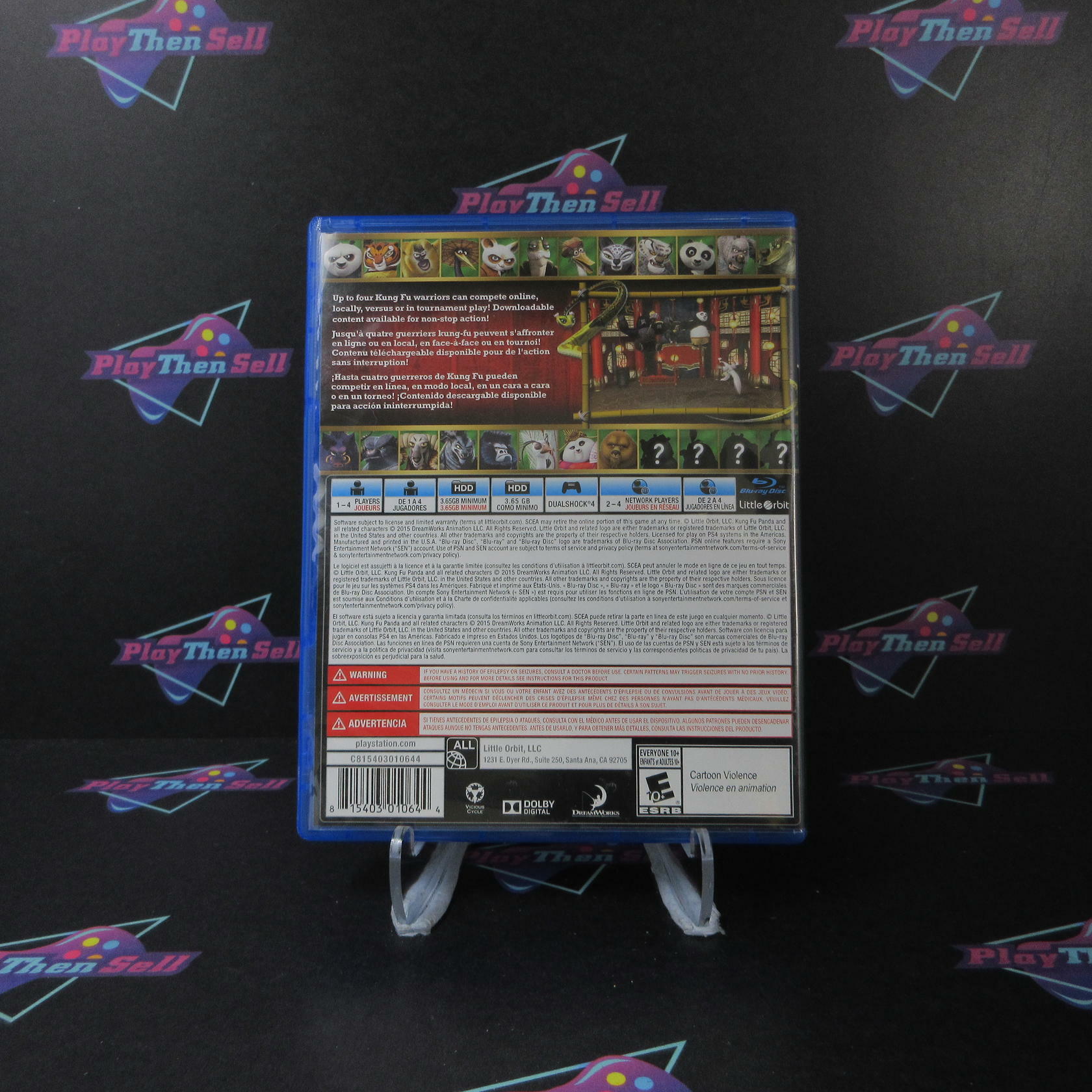 Kung Fu Panda Showdown of Legendary Legends PS4 PlayStation 4 - Like New