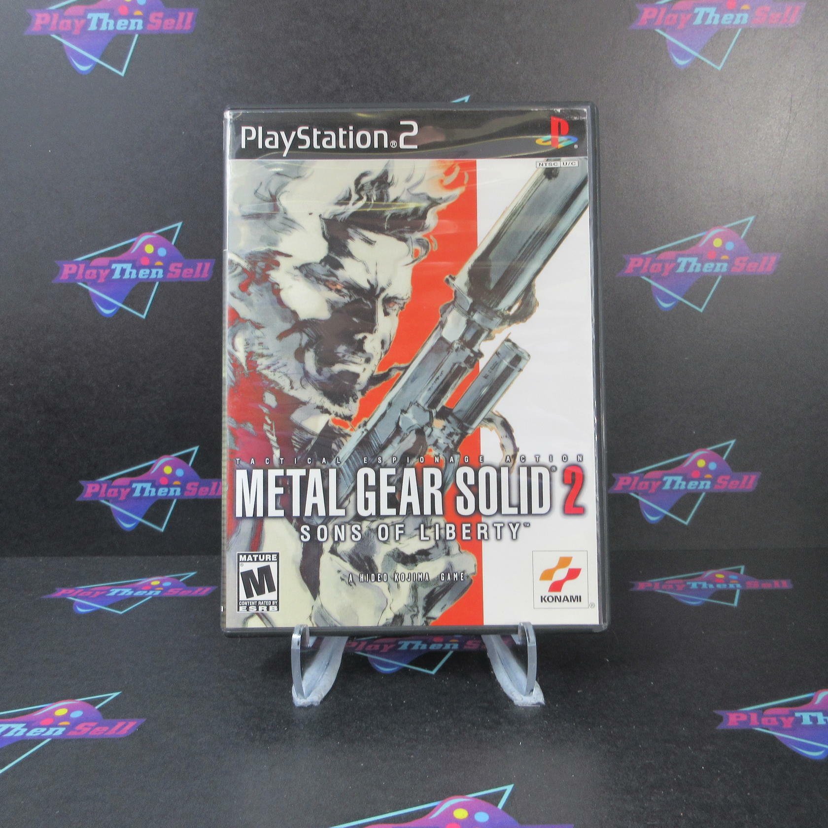 Metal Gear Solid 2 Sons of Liberty PS2 PlayStation 2 AD/DD/NM - Very Good