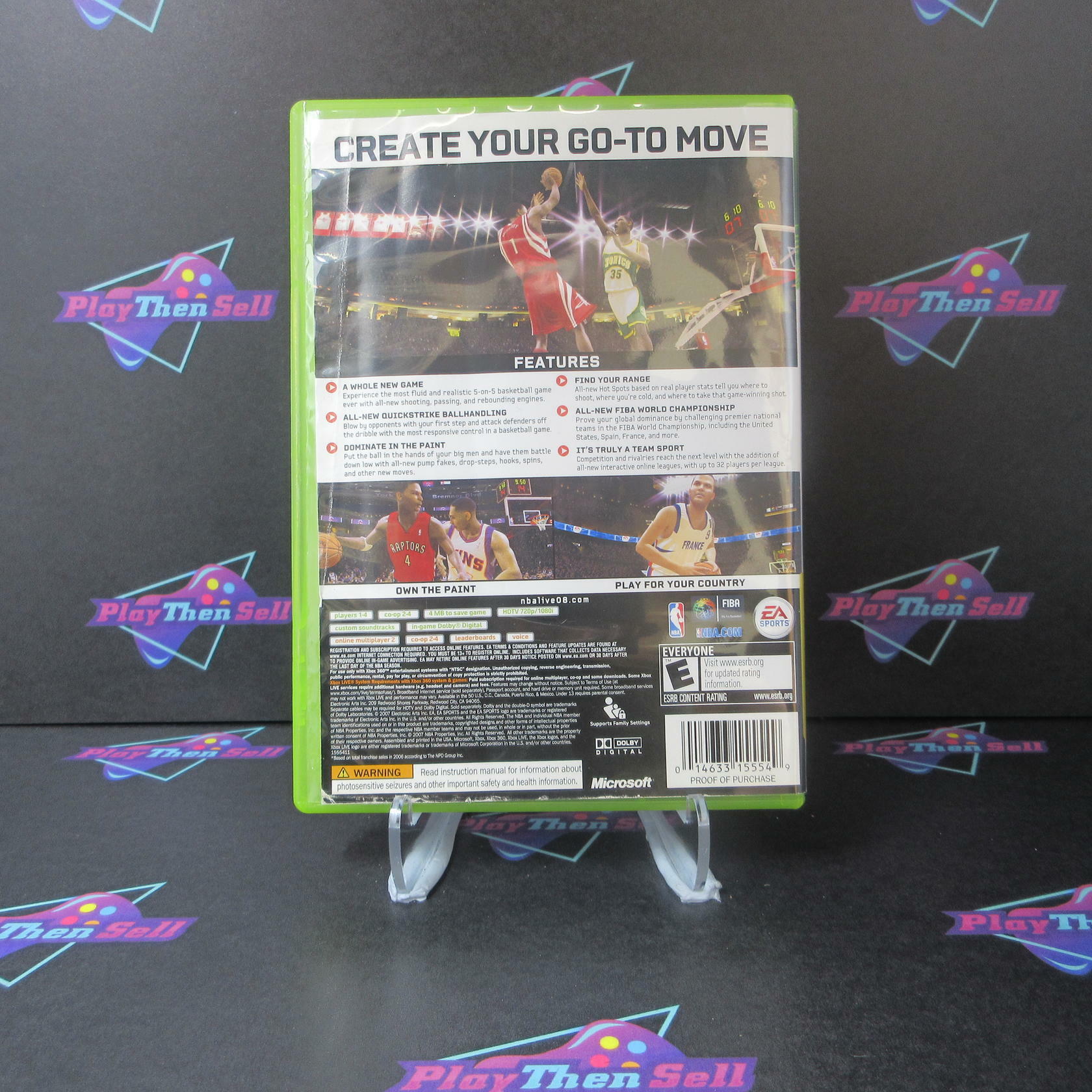 NBA Live 08 - Xbox 360 AD Complete CIB - Very Good