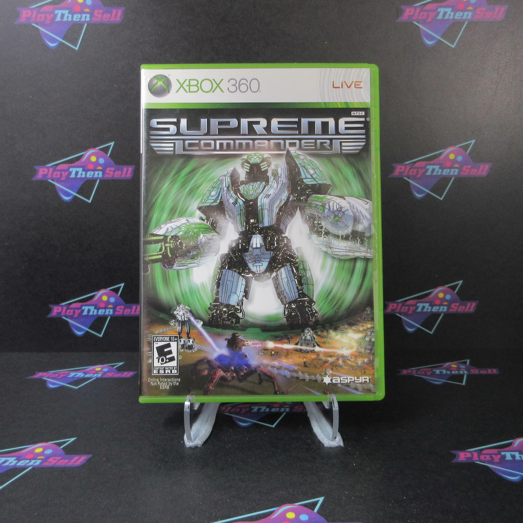 Supreme Commander Xbox 360 + Poster - Like New