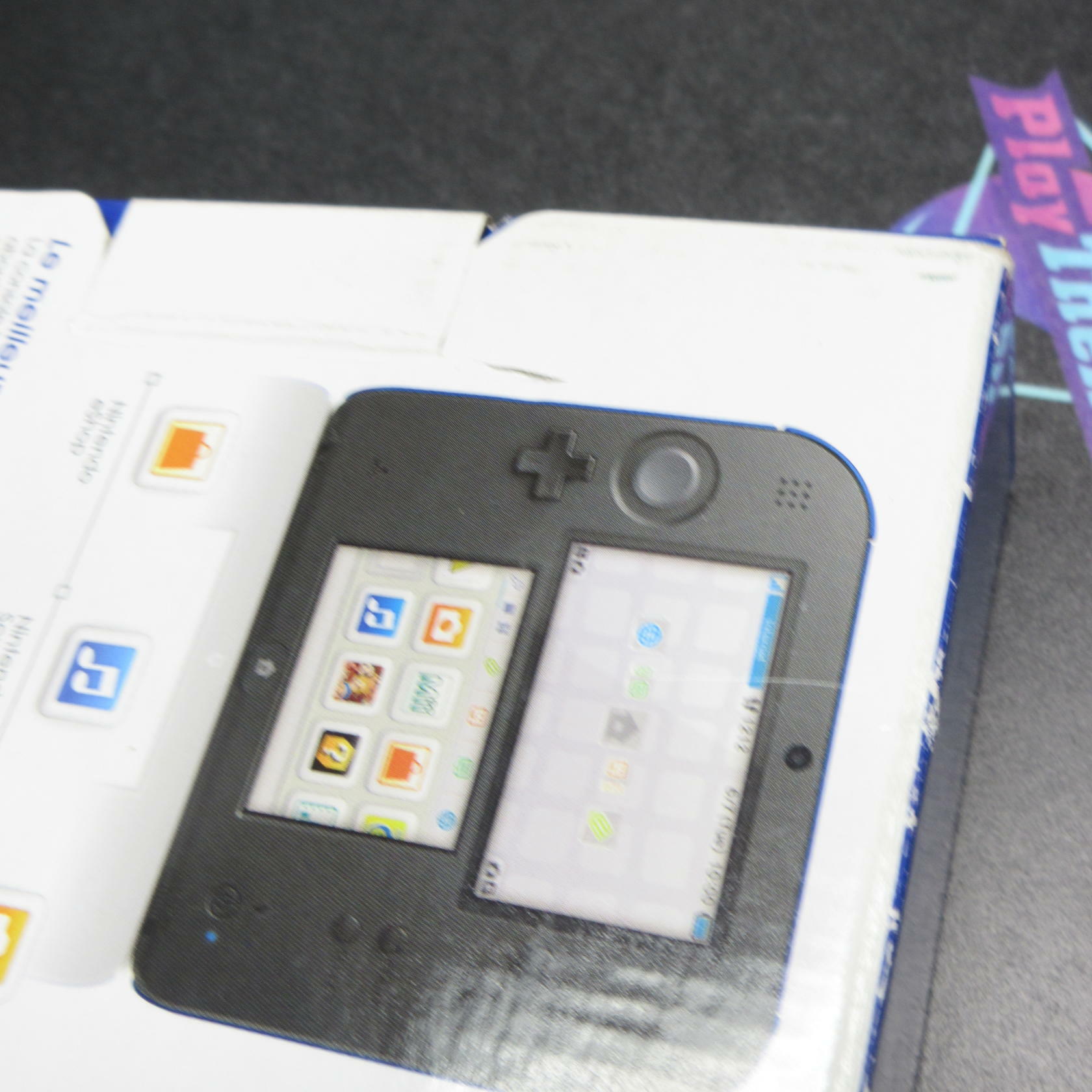 Nintendo 2DS Console - Electric Blue - Boxed - See Pics - Good