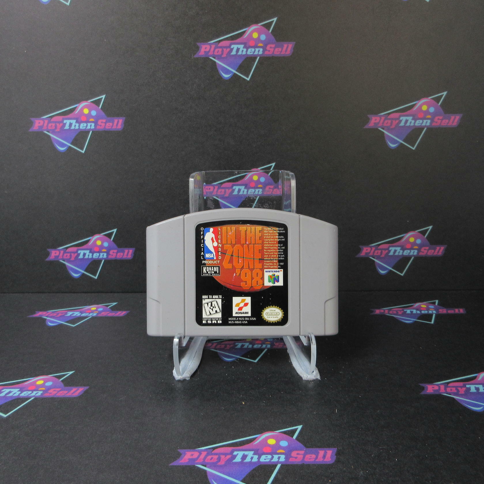 NBA in the Zone 98 Nintendo 64 N64 Cartridge Only AD Authentic / Tested - Very Good