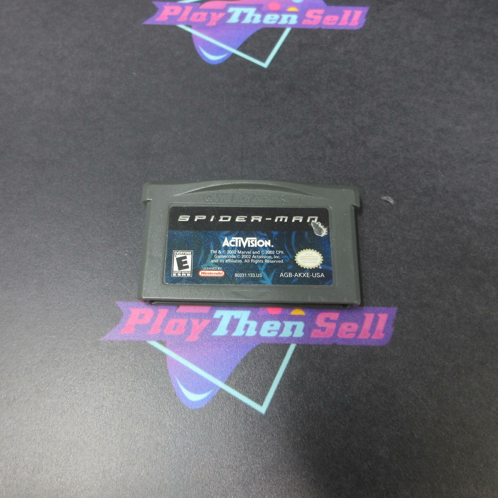 Spider-Man GameBoy Advance Cartridge Only AD Authentic / Tested - Very Good