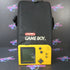 Nintendo Game Boy Pocket Yellow MGB-001 Handheld Console + Carrying Bag Tested - Good