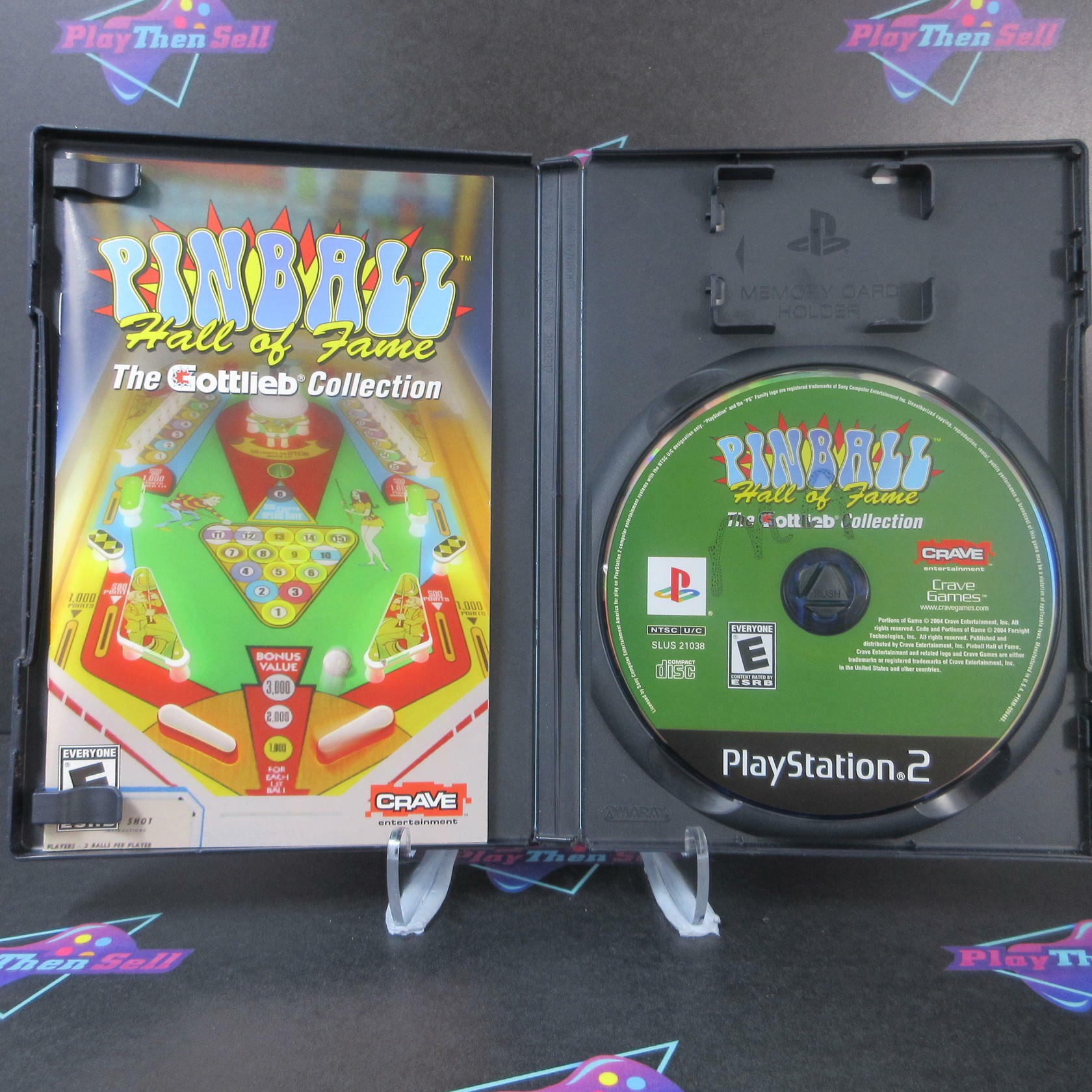 Pinball Hall of Fame The Gottlieb Collection PS2 PlayStation 2 AD Complete CIB - Very Good