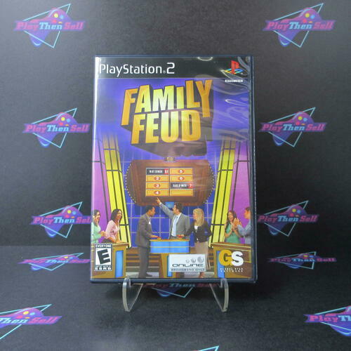 Family Feud PS2 PlayStation 2 + Reg Card - Like New