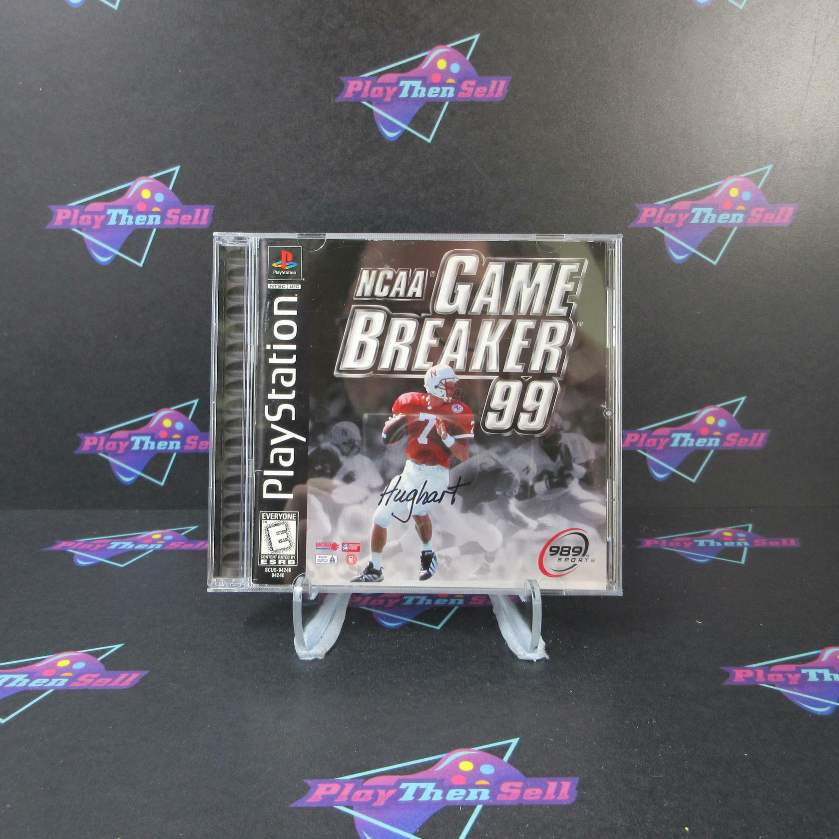 NCAA GameBreaker 99 + Reg Card PS1 PlayStation 1 MD/DD Complete CIB - Very Good