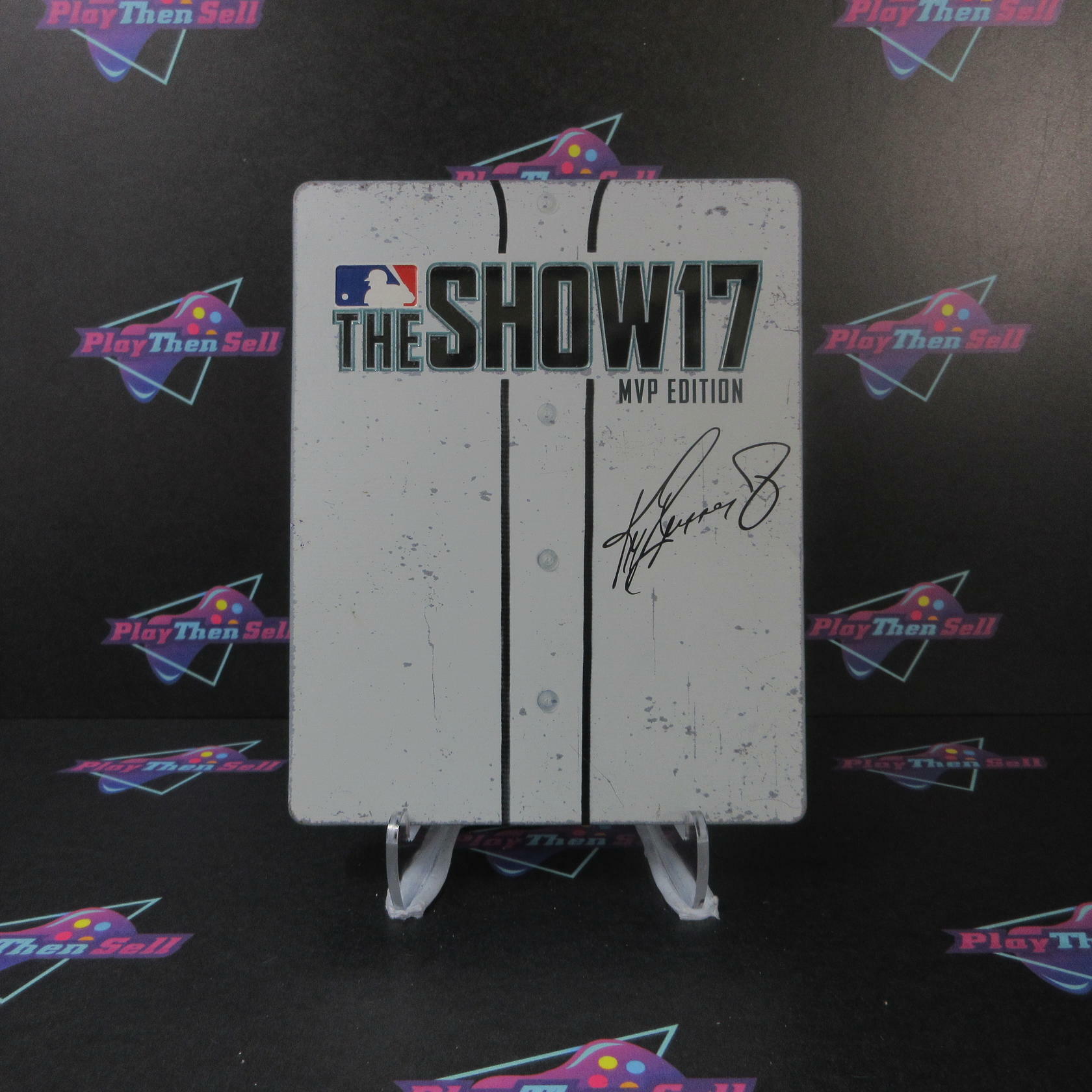 MLB The Show 17 MVP Edition PS4 PlayStation 4 AD Complete CIB - Very Good