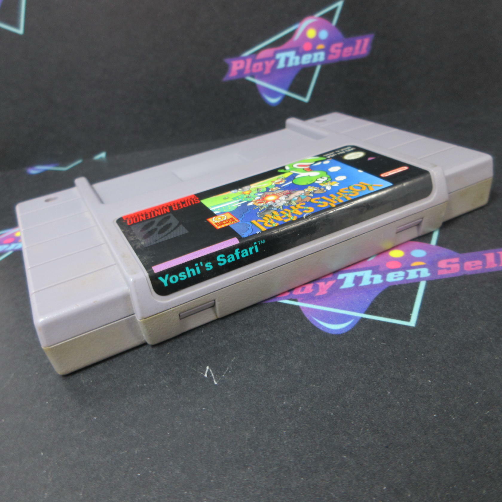 Yoshi's Safari Super Nintendo SNES Cartridge Only Authentic / Tested - Very Good