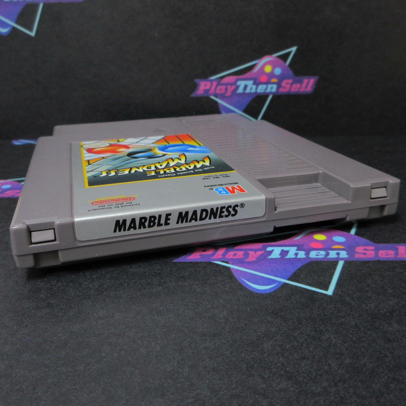 Marble Madness NES Nintendo Cartridge Only Authentic / Tested - Very Good