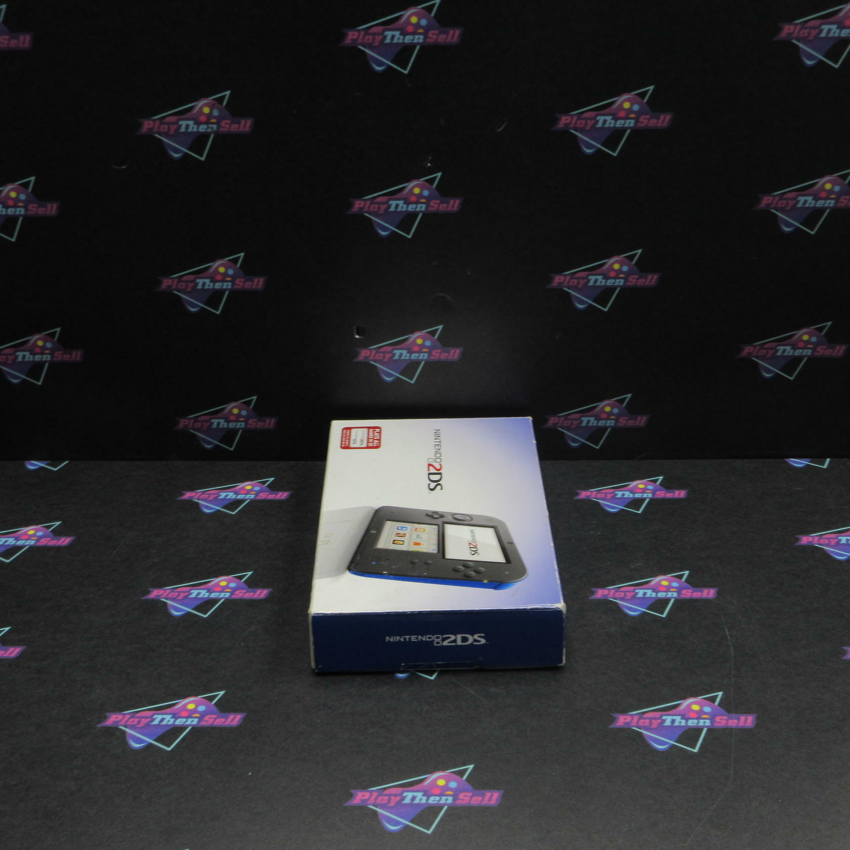 Nintendo 2DS Console - Electric Blue - Boxed - See Pics - Good