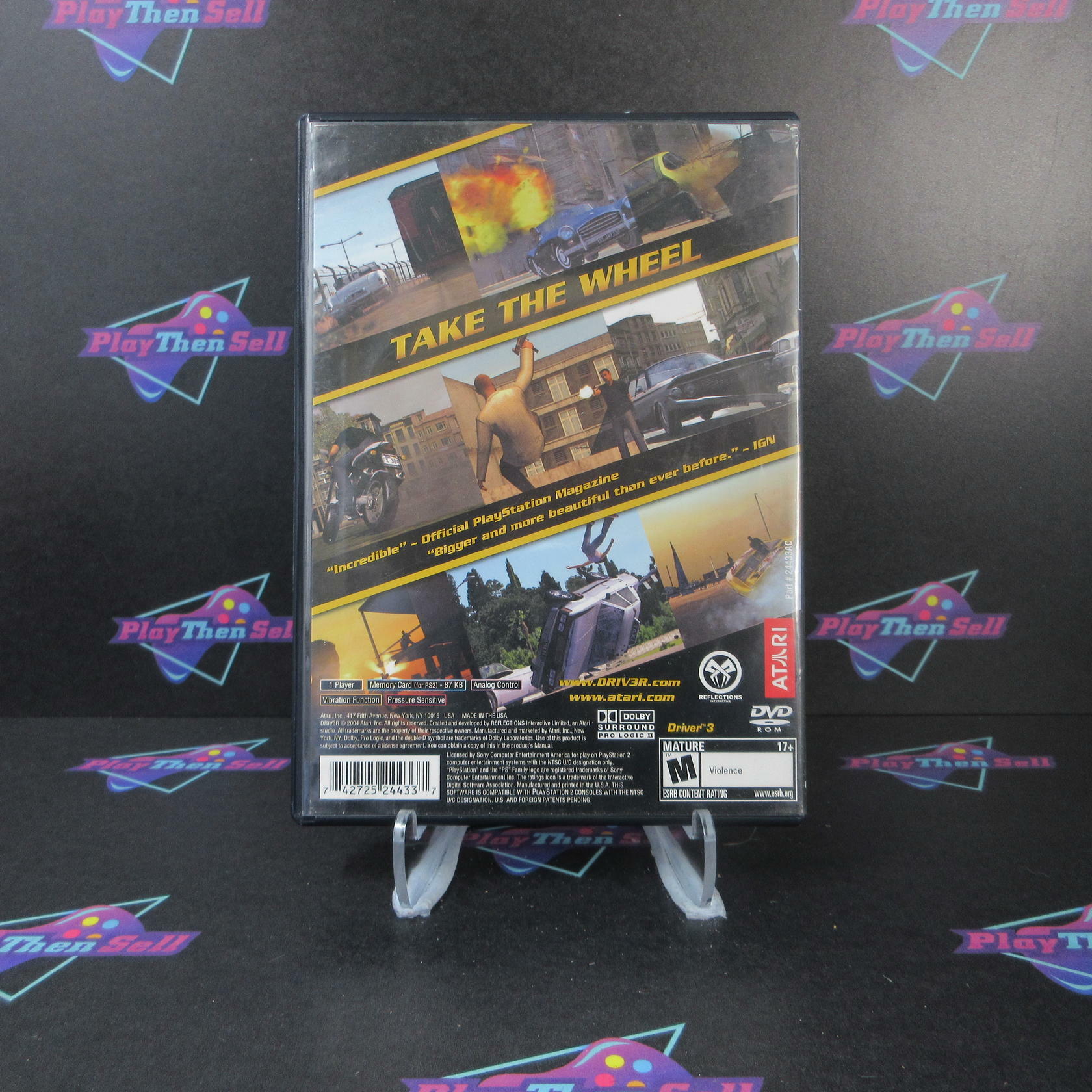 Driver 3 PlayStation 2 PS2 PlayStation 2 Black Label - Very Good