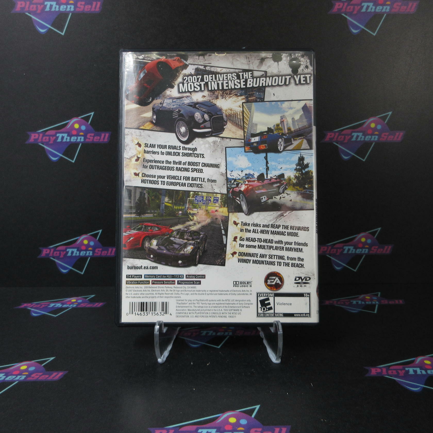 Burnout Dominator PS2 PlayStation 2 AD Complete CIB - Very Good