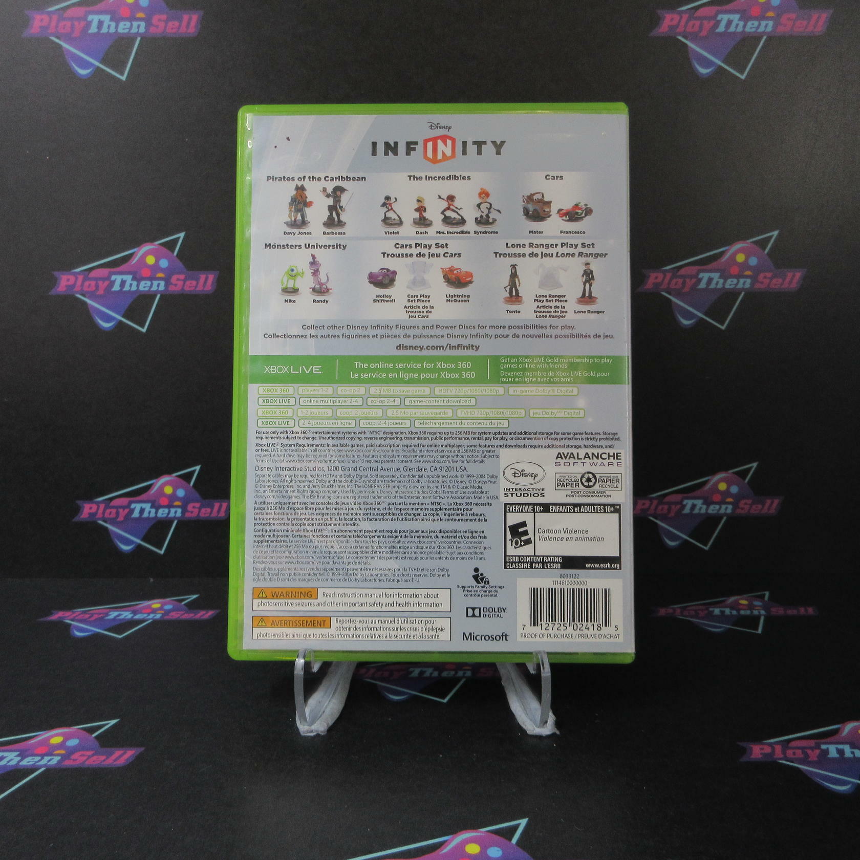 Disney Infinity 1.0 Xbox 360 AD Complete CIB - Very Good