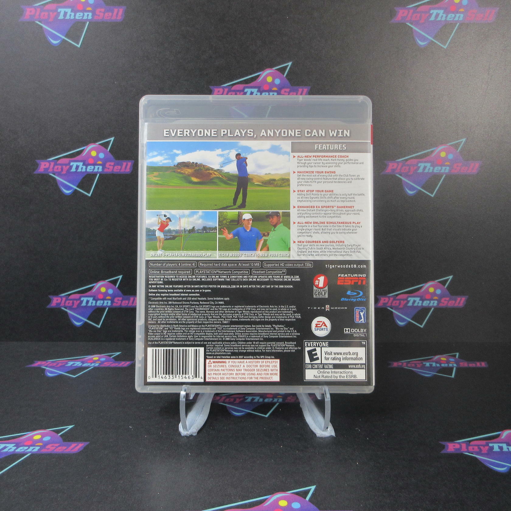 Tiger Woods PGA Tour 09 PS3 PlayStation 3 - Very Good