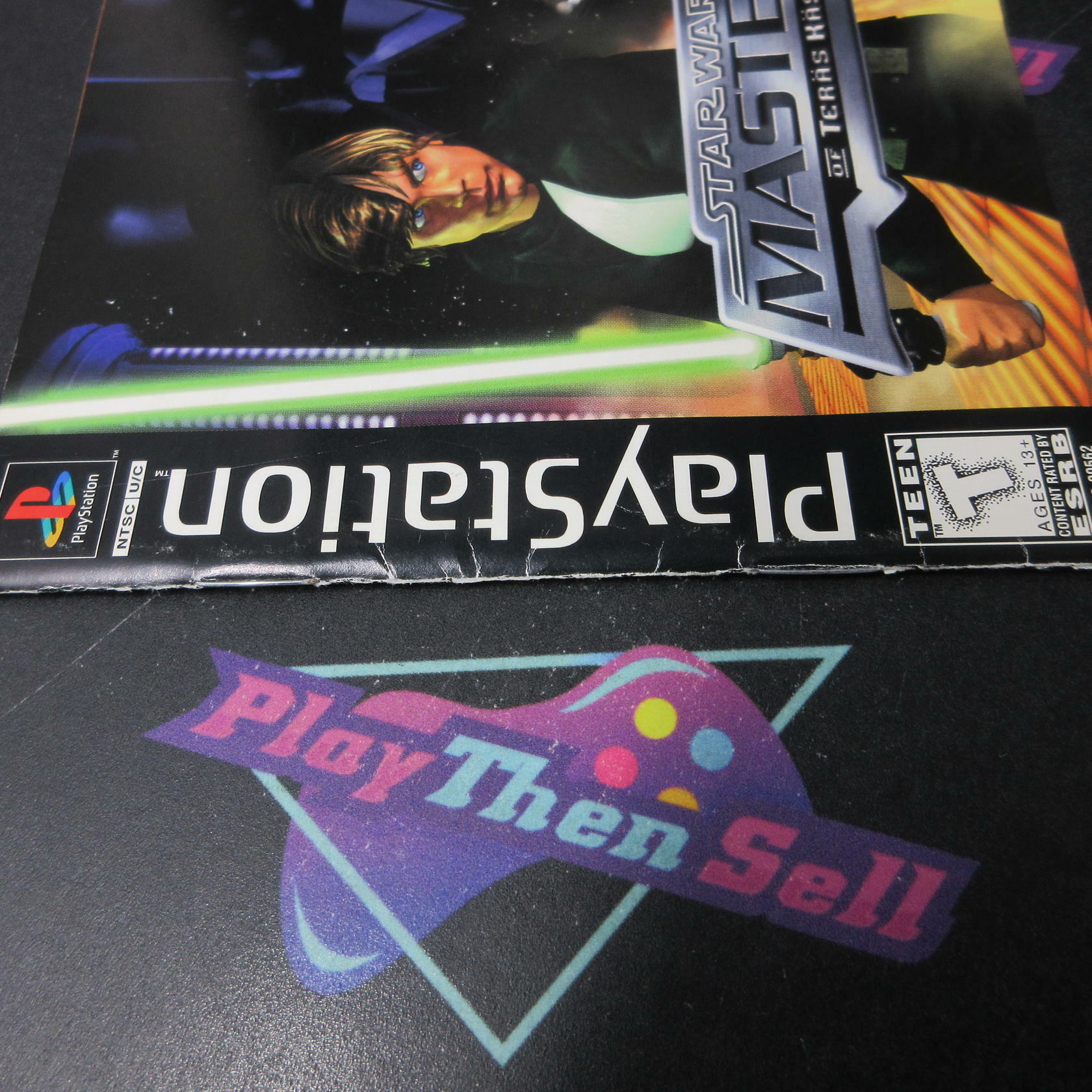 Star Wars Masters of Teras Kasi PS1 PlayStation 1 MD Complete CIB - Very Good