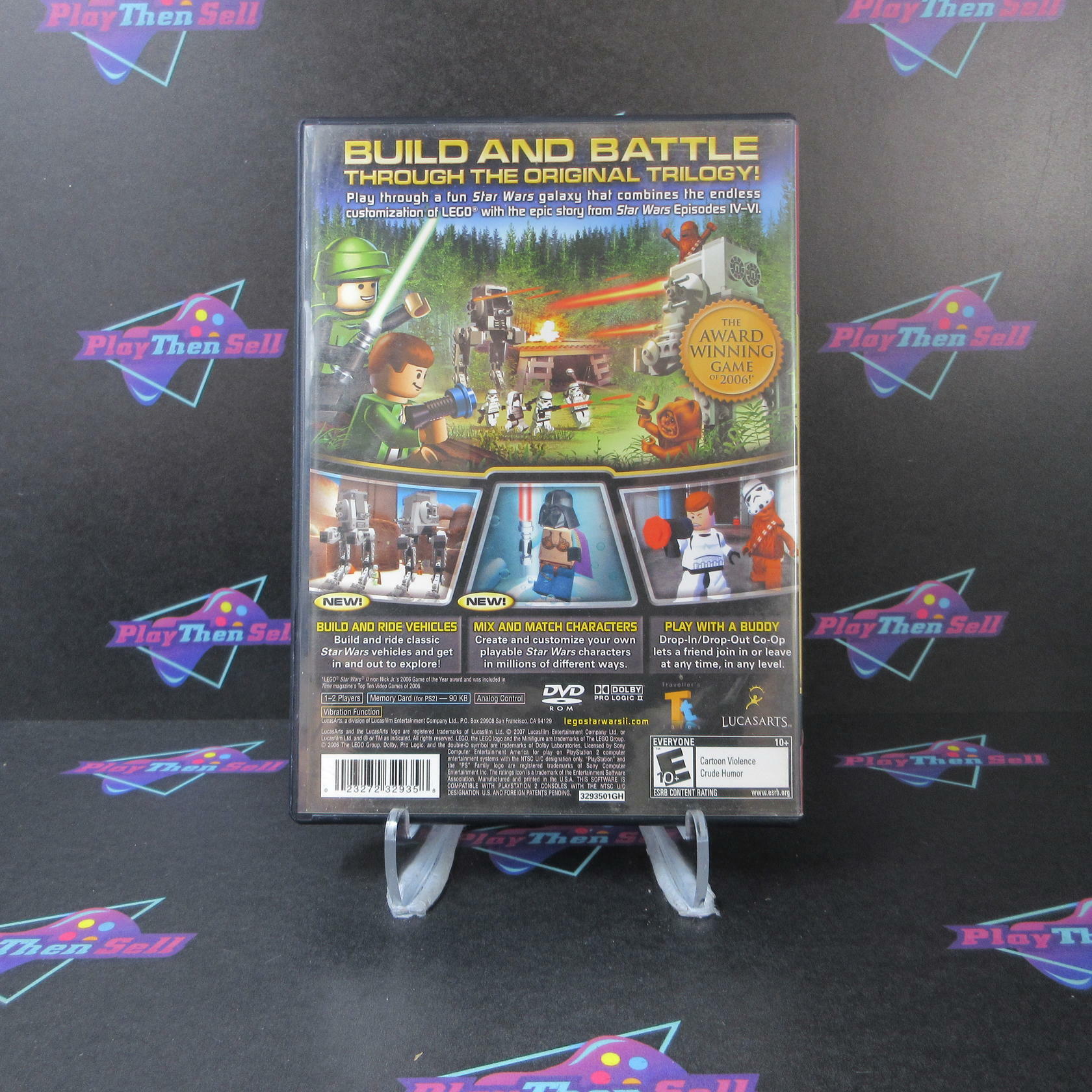 Lego Star Wars II The Original Trilogy GH PS2 PlayStation 2 BL Disc- AD Complete - Very Good