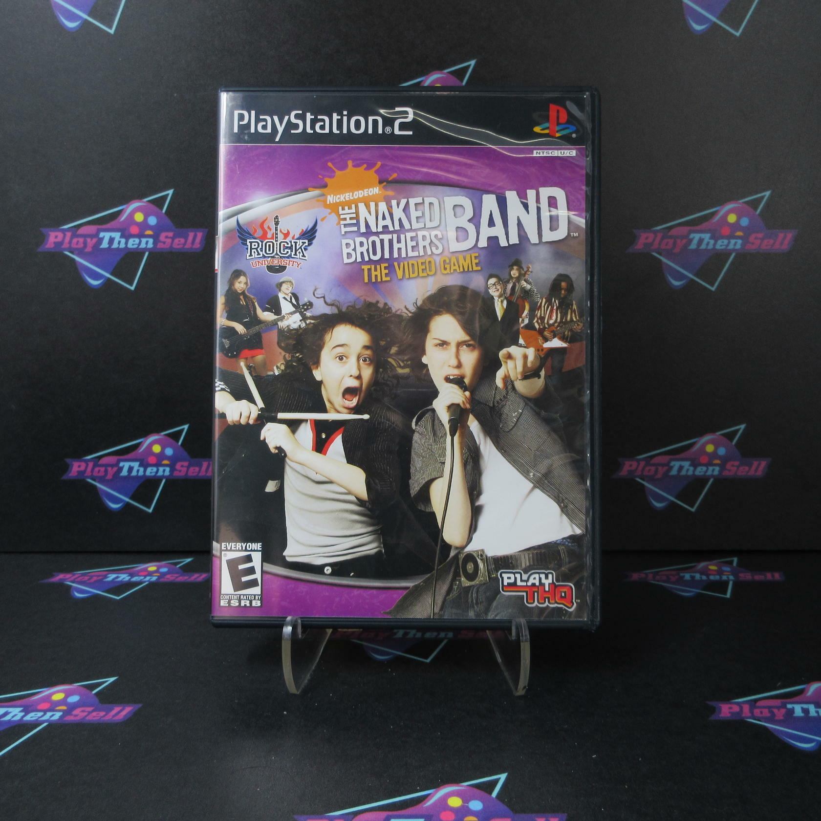 Naked Brothers Band PS2 PlayStation 2 DD Complete CIB - Very Good
