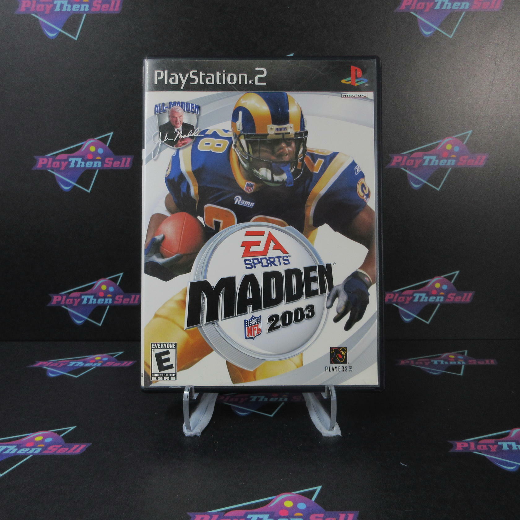 Madden NFL 2003 + Reg Card PS2 PlayStation 2 DD Complete CIB - Very Good