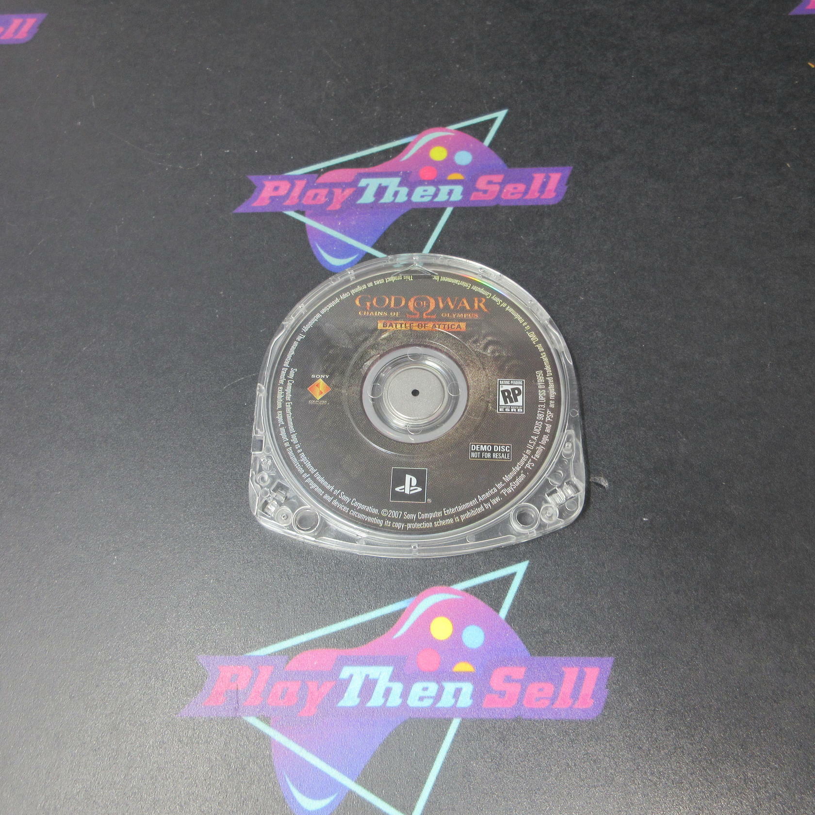 God of War Chains of Olympus Battle of Attica Demo Clear UMD Sony PSP Disc Only - Very Good