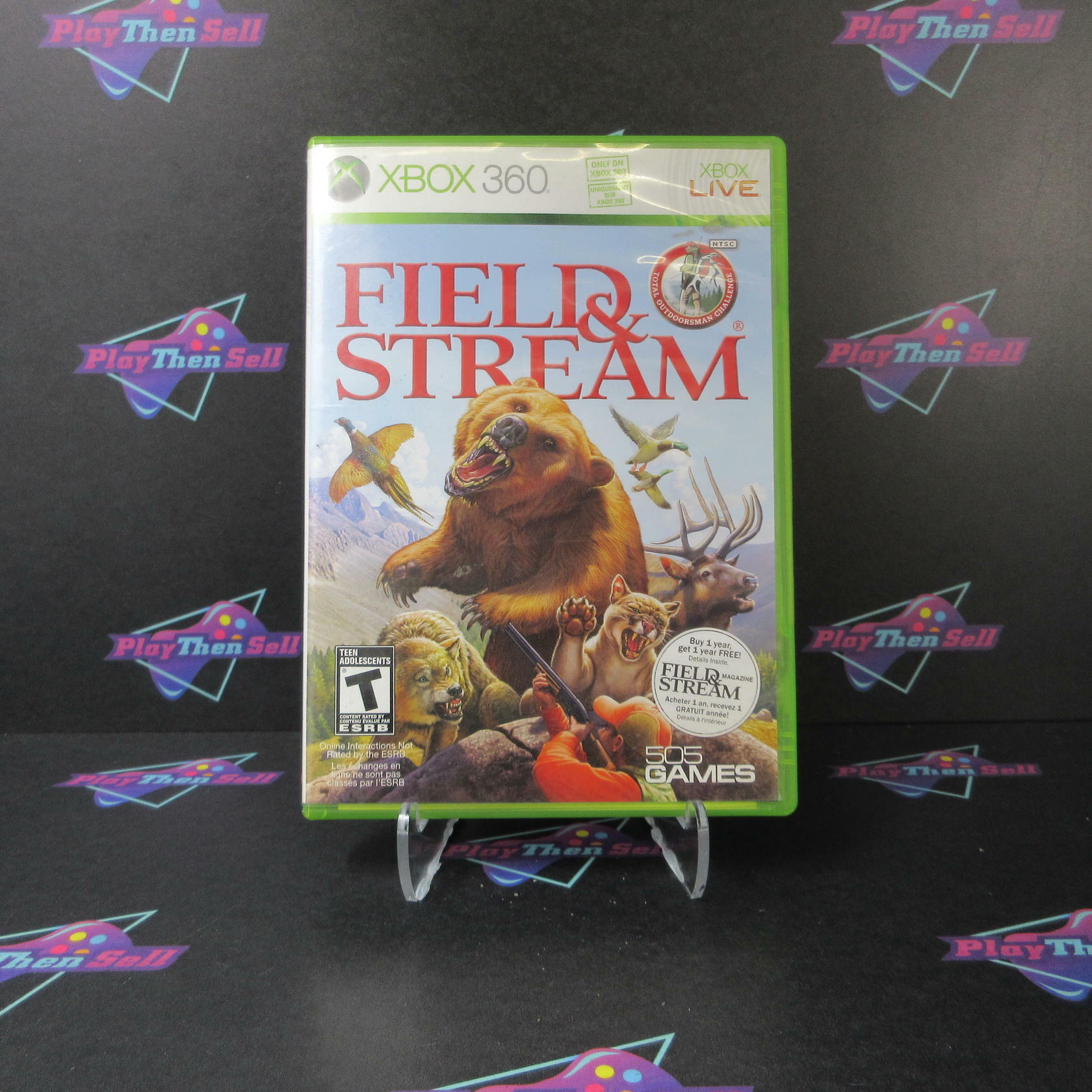 Field & Stream Xbox 360 AD Complete CIB - Very Good