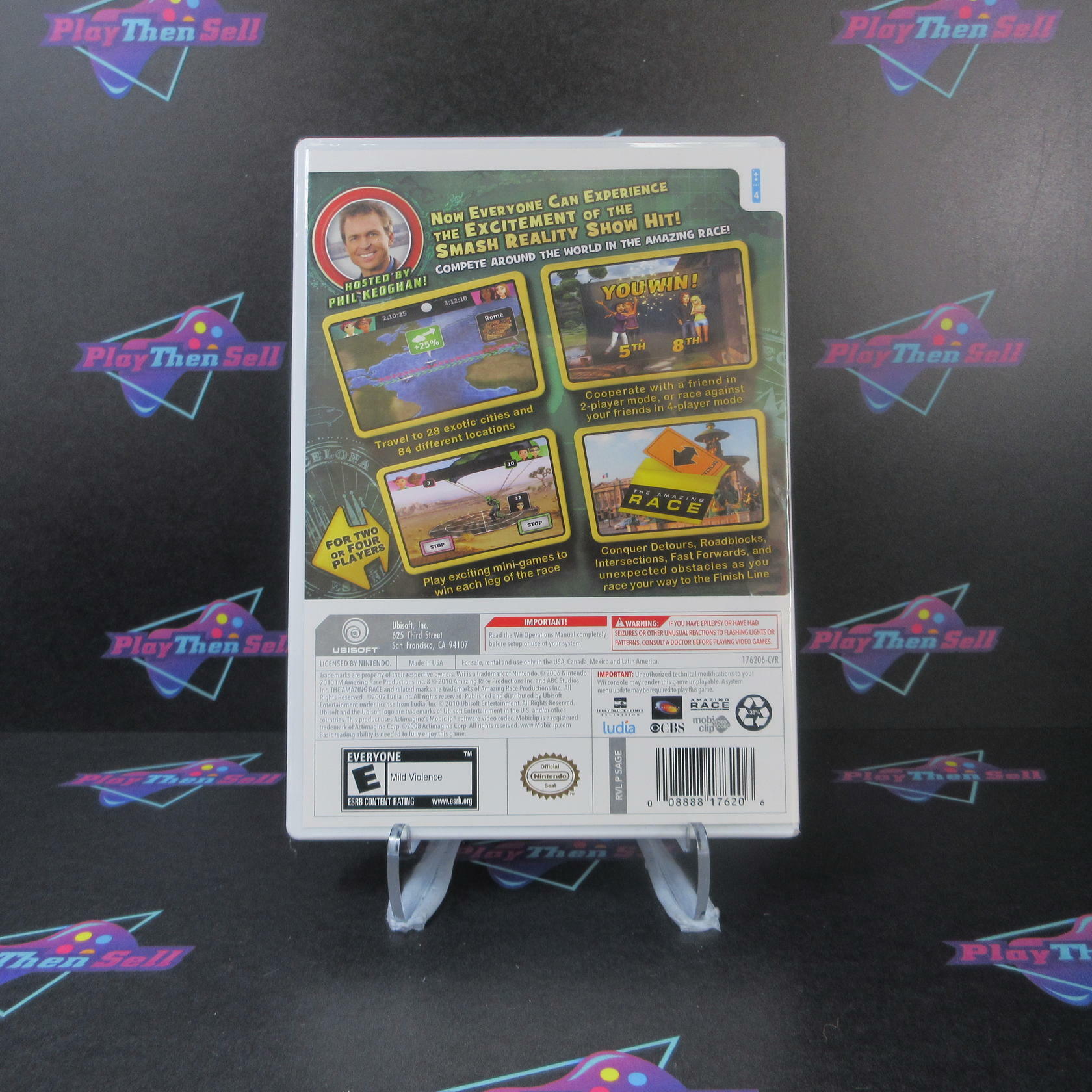 The Amazing Race Nintendo Wii AD Complete CIB - Very Good
