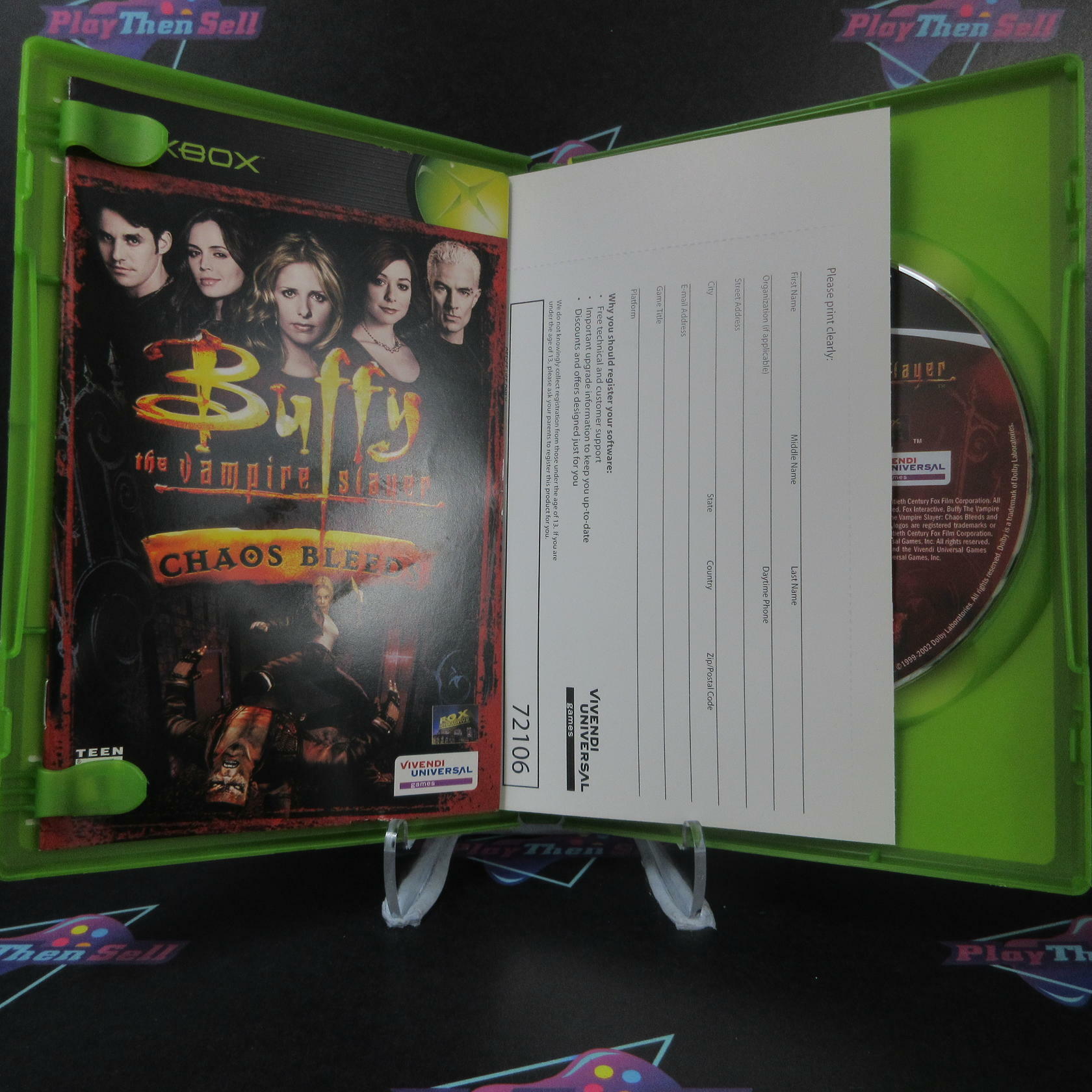 Buffy the Vampire Slayer Chaos Bleeds - Xbox + Reg Card - Like New